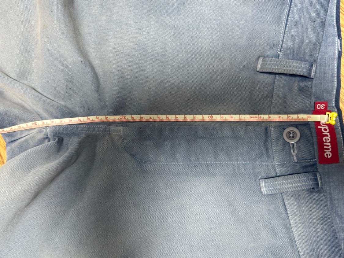 [30]슈프림 23fw 치노팬츠 워시드 네이비 Supreme 상품이미지5