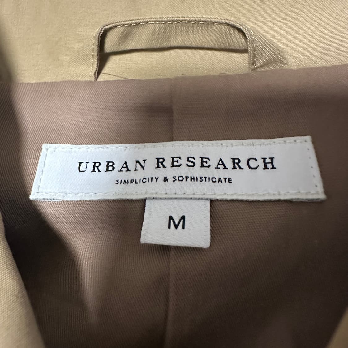 URBAN RESEARCH mac coat beige 상품이미지3