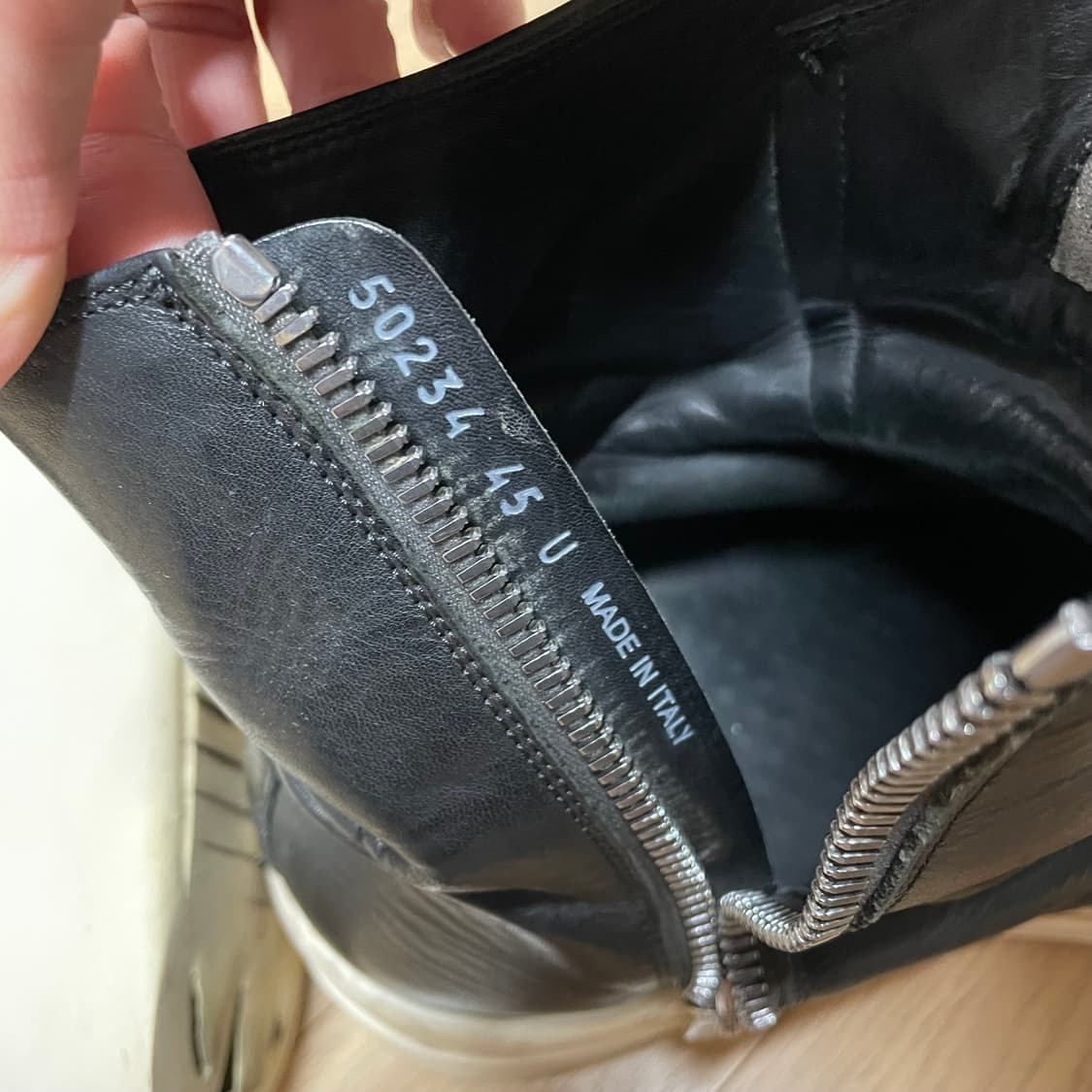 [45] 릭오웬스 메가범퍼 라몬즈 레더 상품이미지5