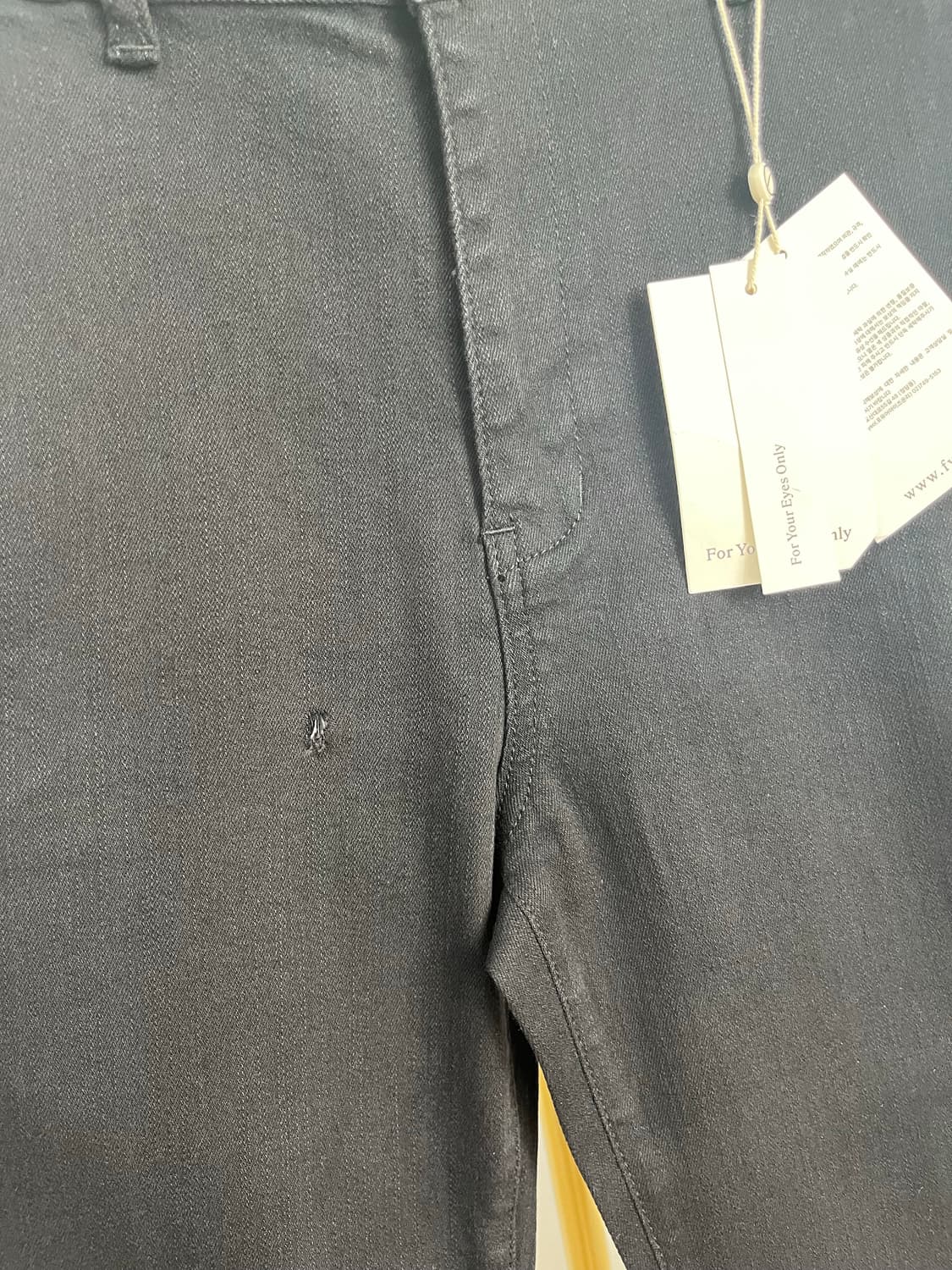 포유온 카프리팬츠 Clea Capri pants 블랙(40) 상품이미지10