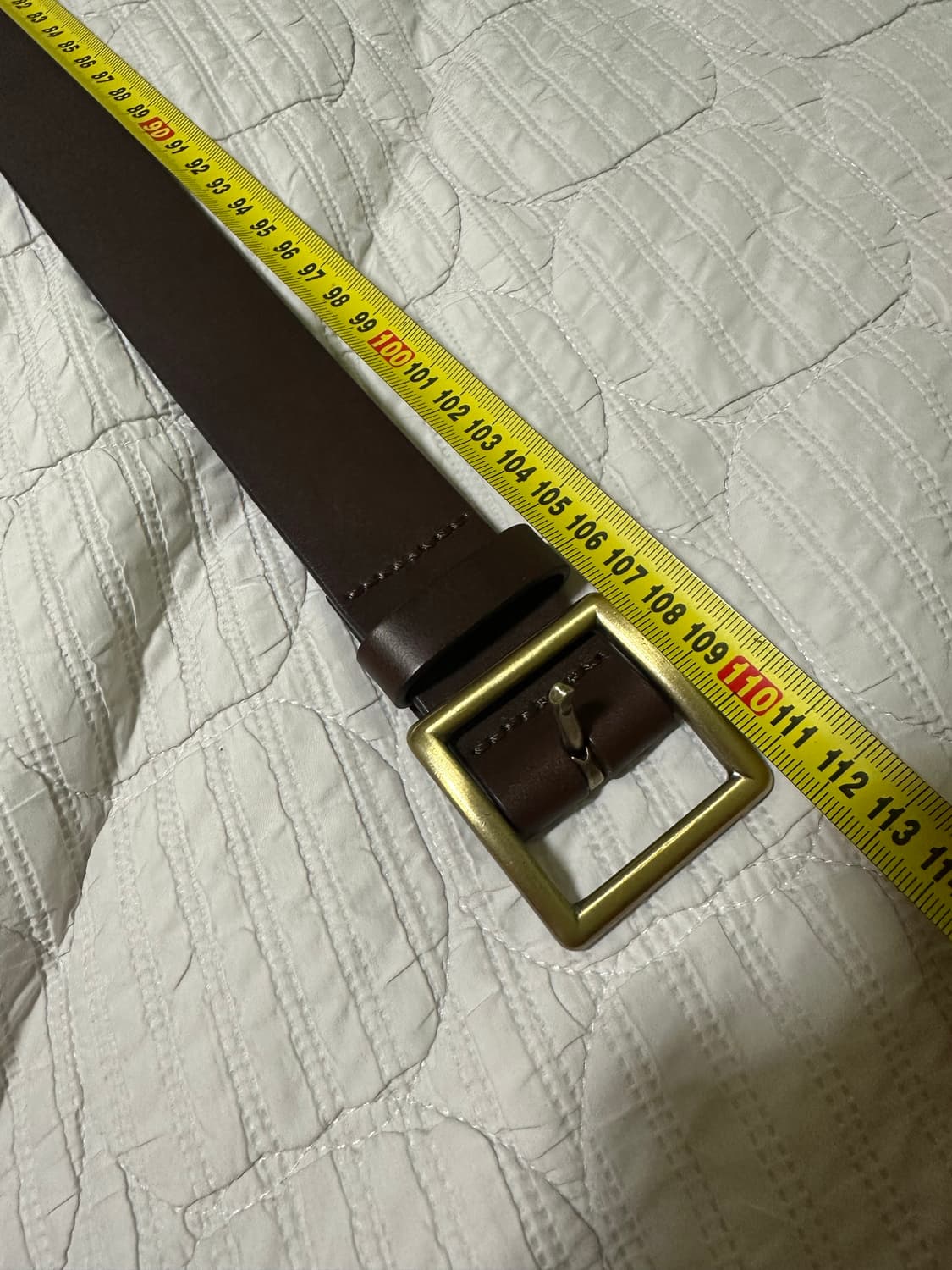 유니클로 이탈리안레더개리슨 벨트 브라운 상품이미지3