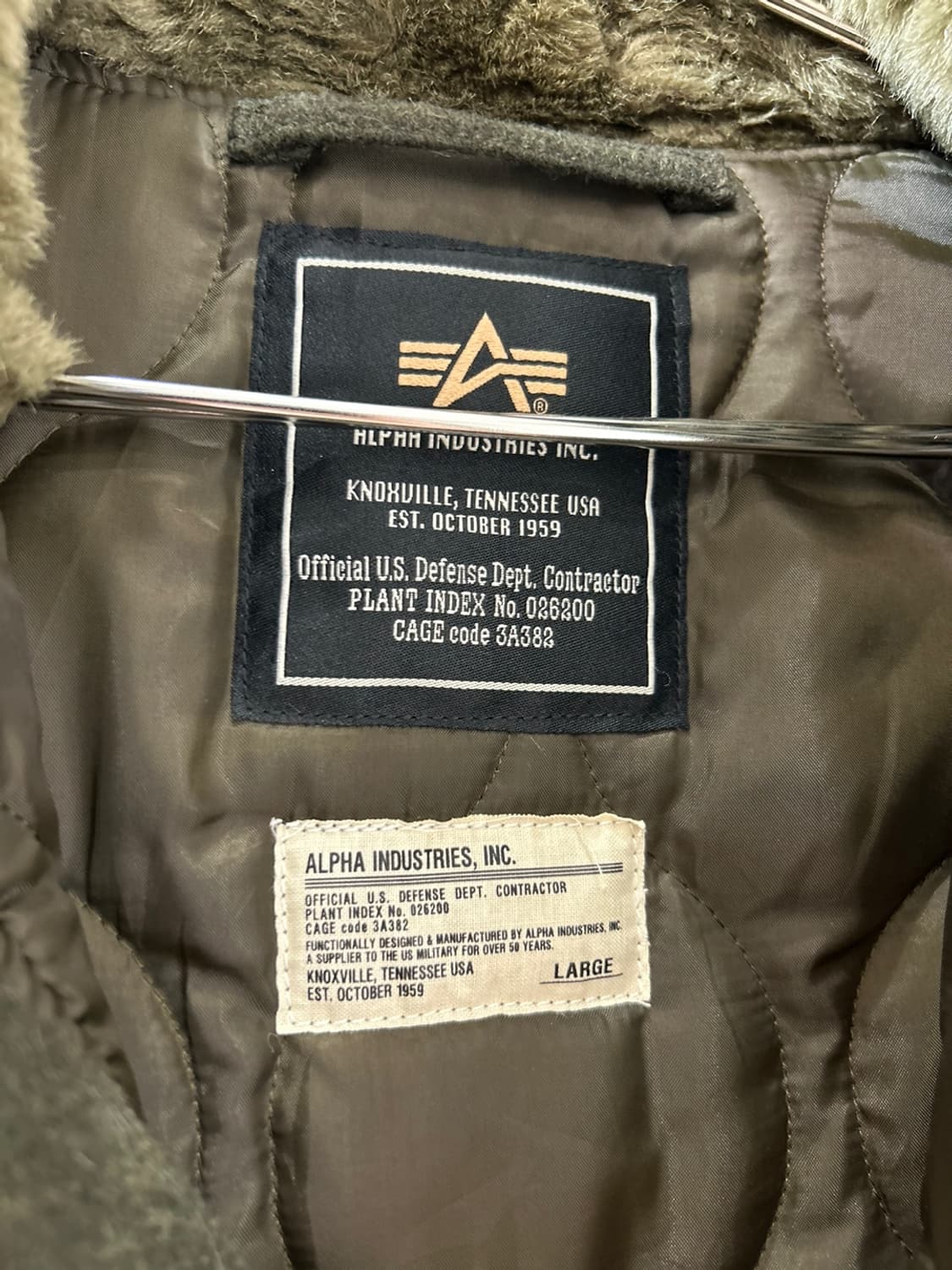 알파인더스트리 후드 울 점퍼 상품이미지4