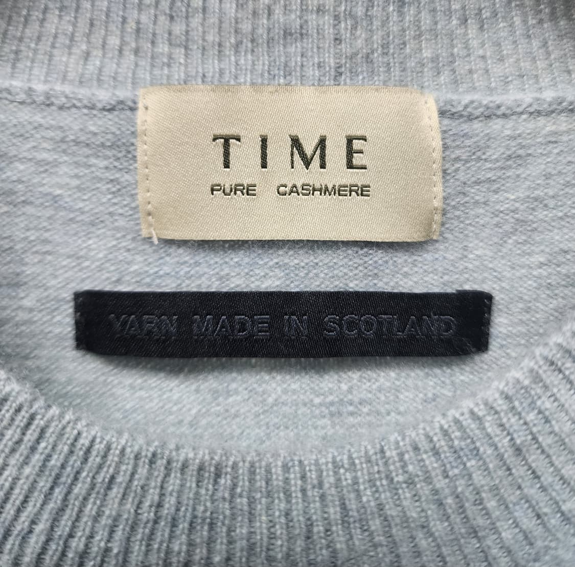 타임 24FW 캐시미어 남성니트 105 라운드넥 니트탑 MM34 상품이미지3