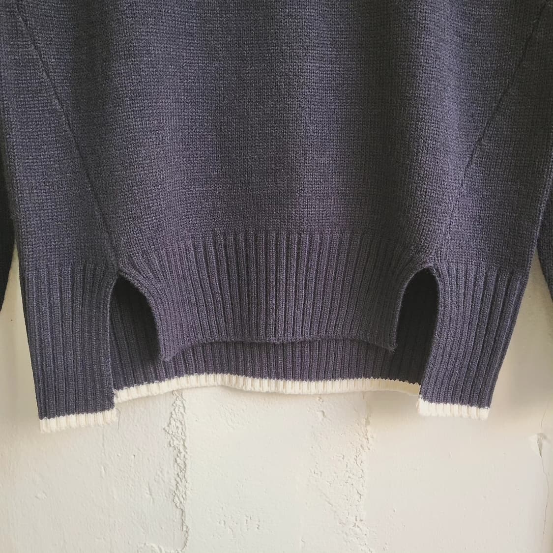 아놀드파마 모크넥 딥네이비 니트 상품이미지5