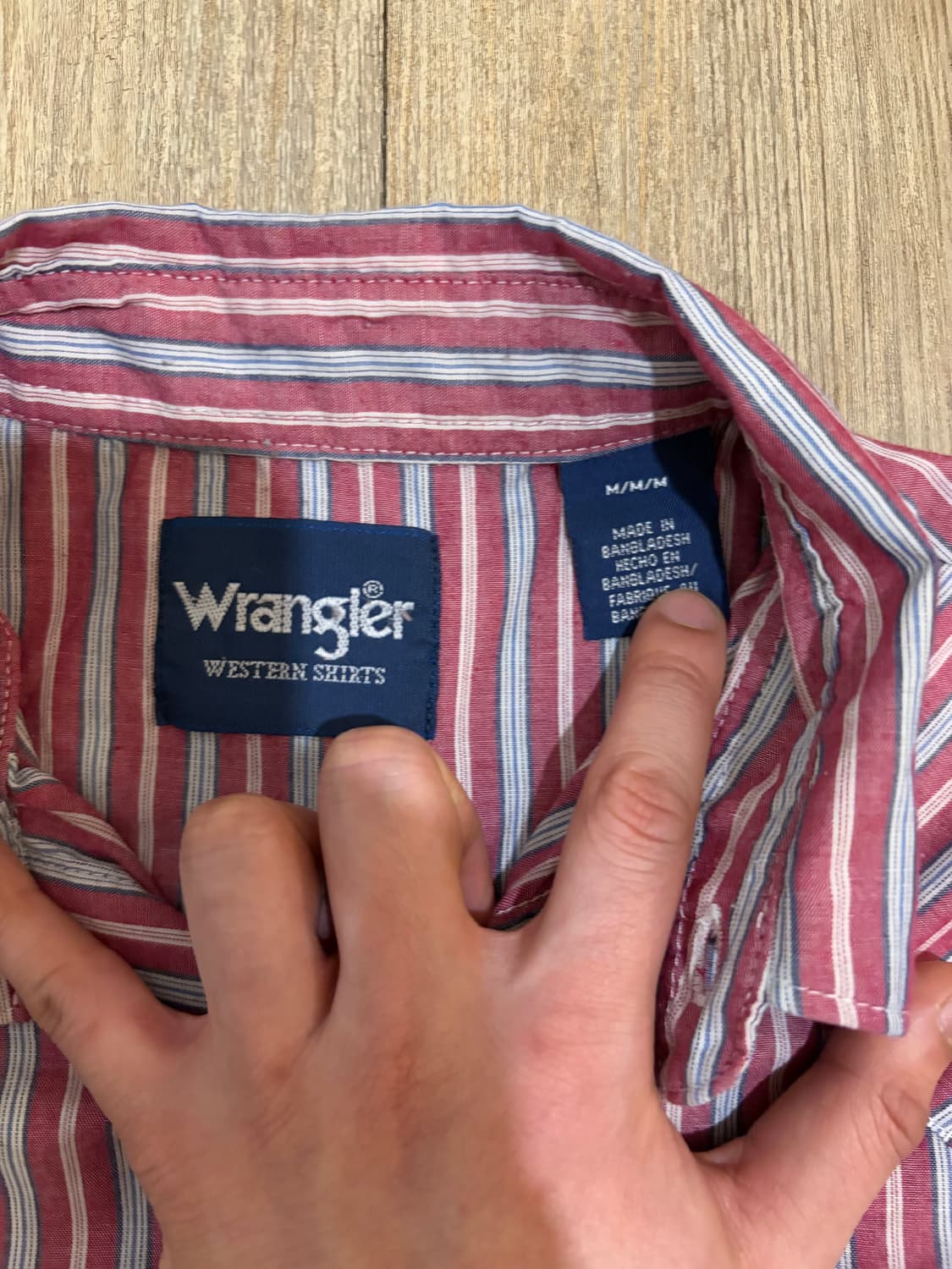 M) 랭글러 웨스턴 셔츠 상품이미지3