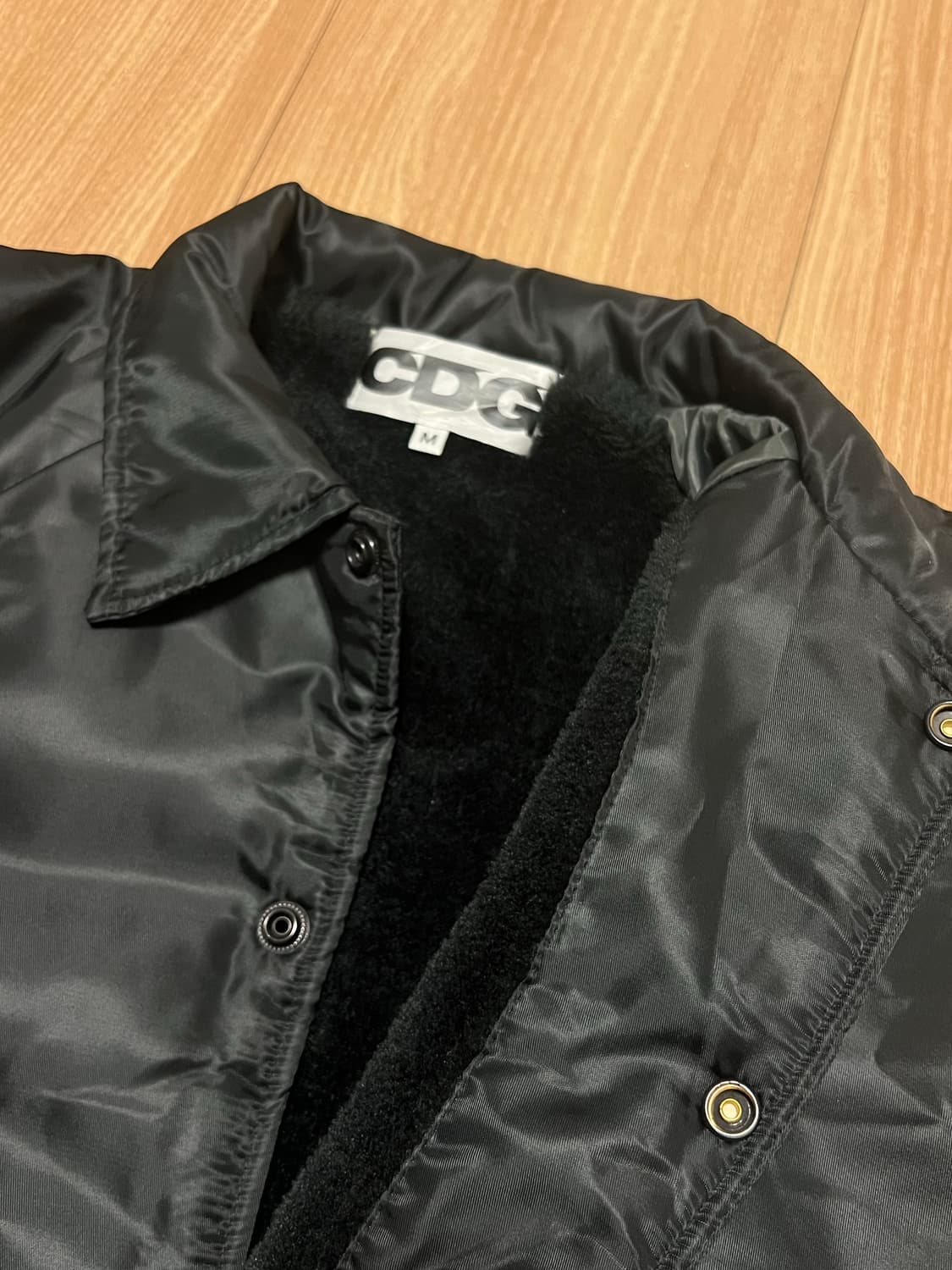 꼼데가르송 cdg 보아털 코치자켓 m 상품이미지4