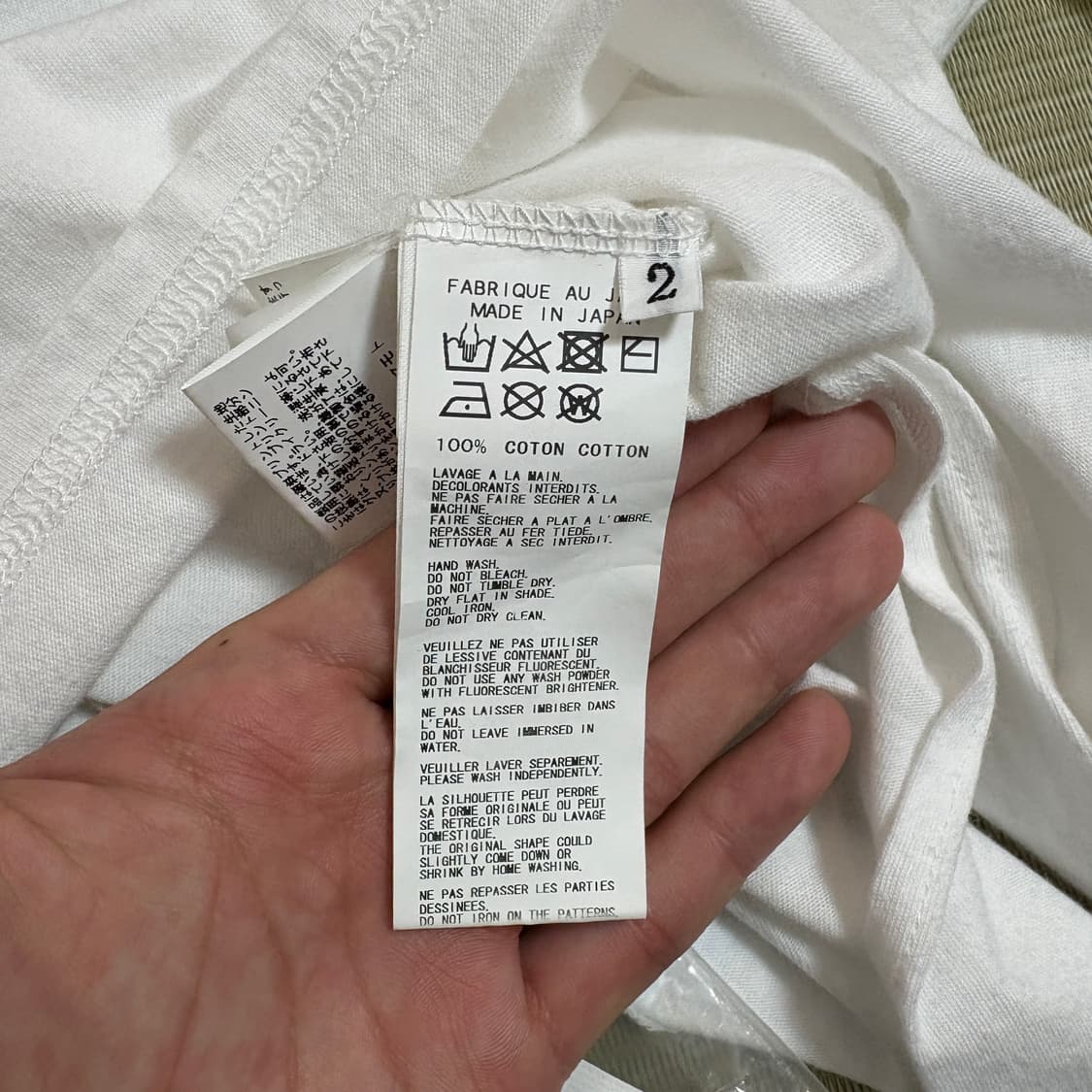 Y‘s +NOIR Kind of Blue 반팔 티셔츠 (새상품) 상품이미지9