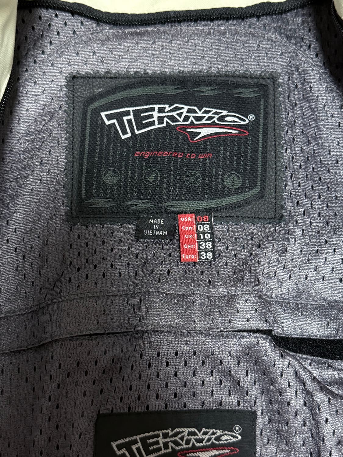 TEKNIC 모토 레더 자켓 / 가죽 라이딩 자켓 (USA 08) 상품이미지5