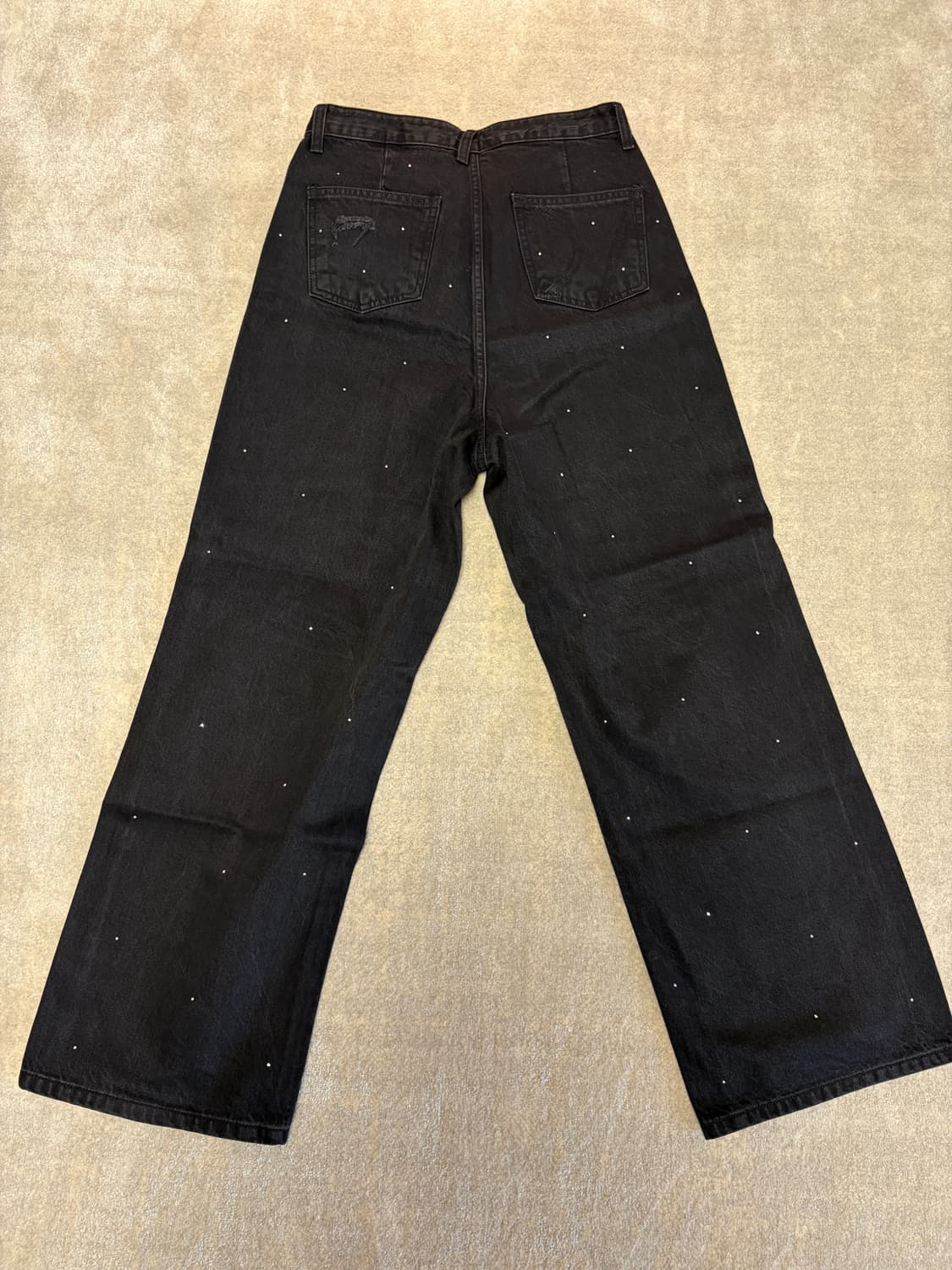 다이애그널 스터드 데미지 대님 상품이미지4