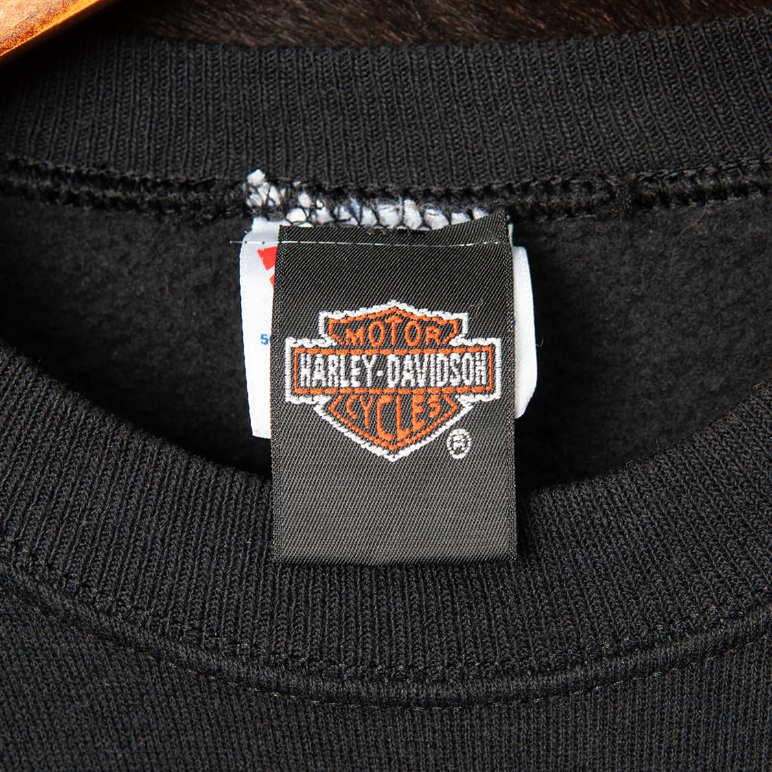 [XL] 90s 할리데이비슨 x 헤인즈 50/50 스웻셔츠 블랙  상품이미지4