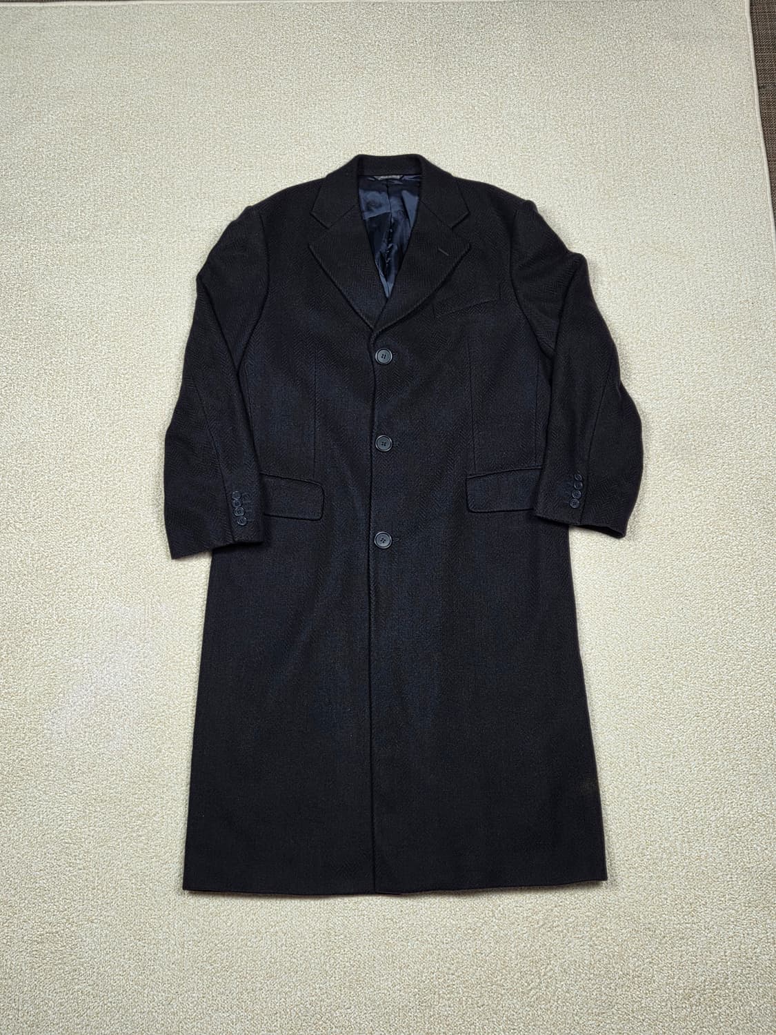 [지방시] 캐시미어 헤링본 3버튼 싱글 코트 | 00231 상품이미지1