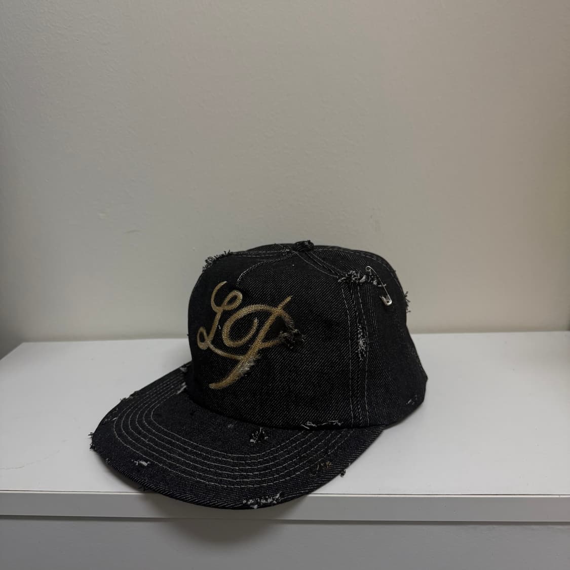 빈티지 디스트로이드 데님 캡 상품이미지10