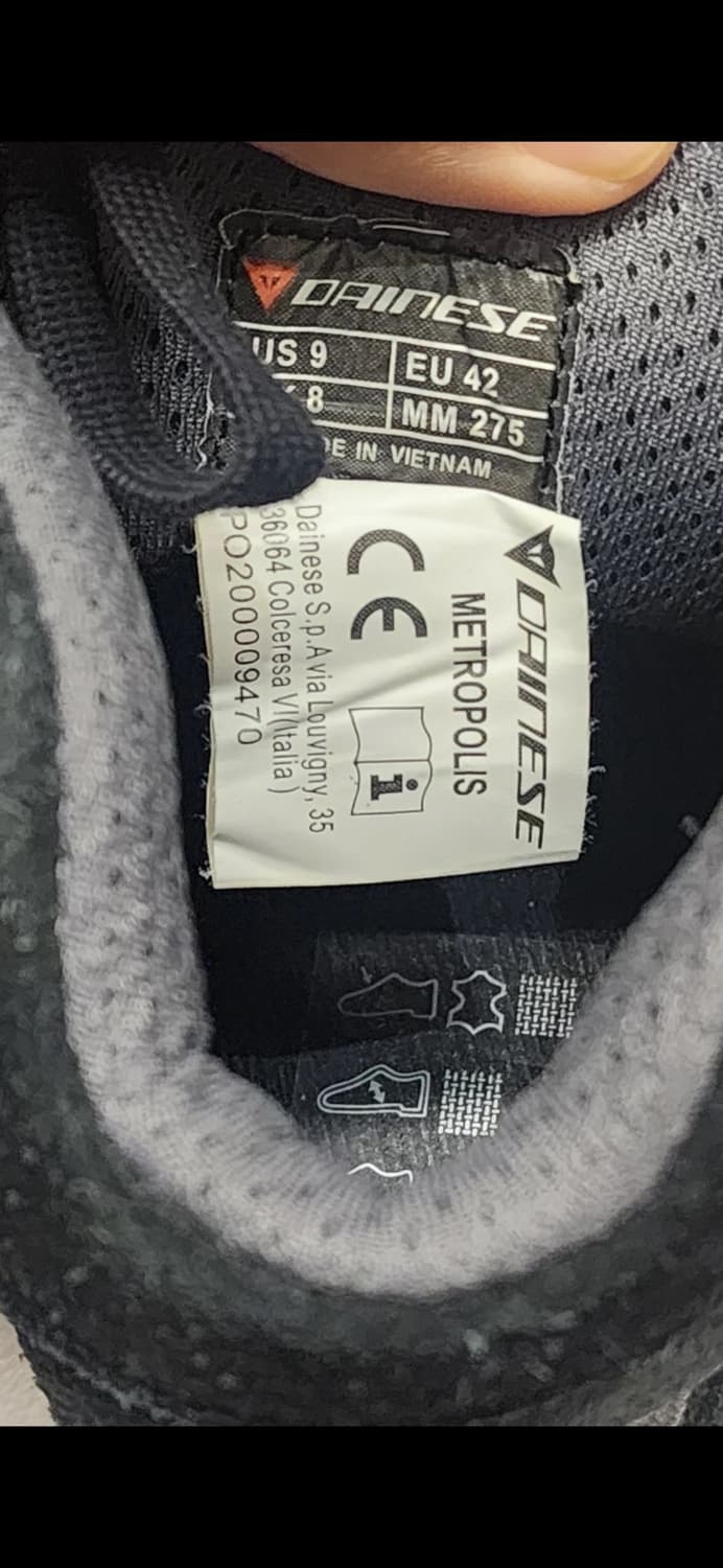 다이네즈 메트로폴리스 블랙 하이탑 스니커즈 275 상품이미지5