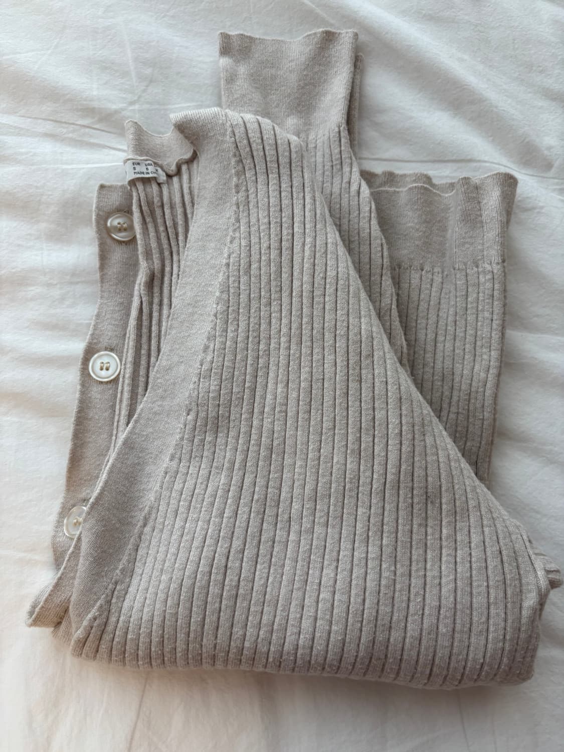 오이쇼 Oysho 골지 니트 가디건 상품이미지1