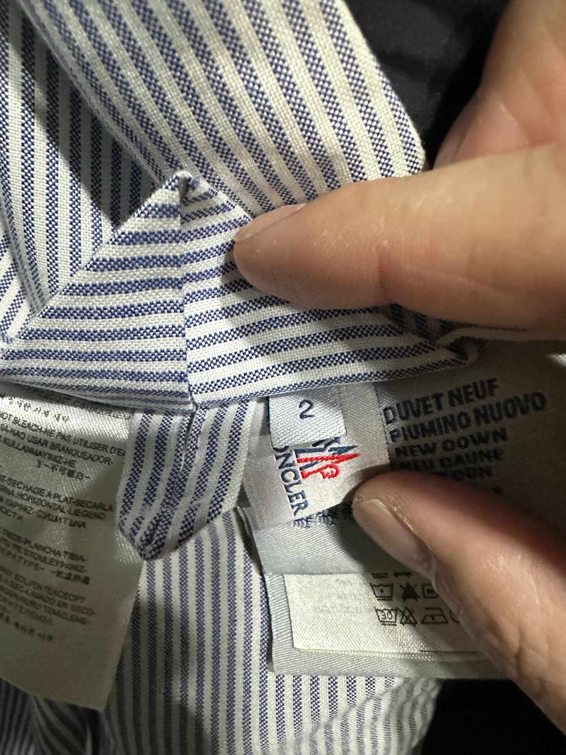 몽클레어 감마블루 패딩블레이져2사이즈 상품이미지7