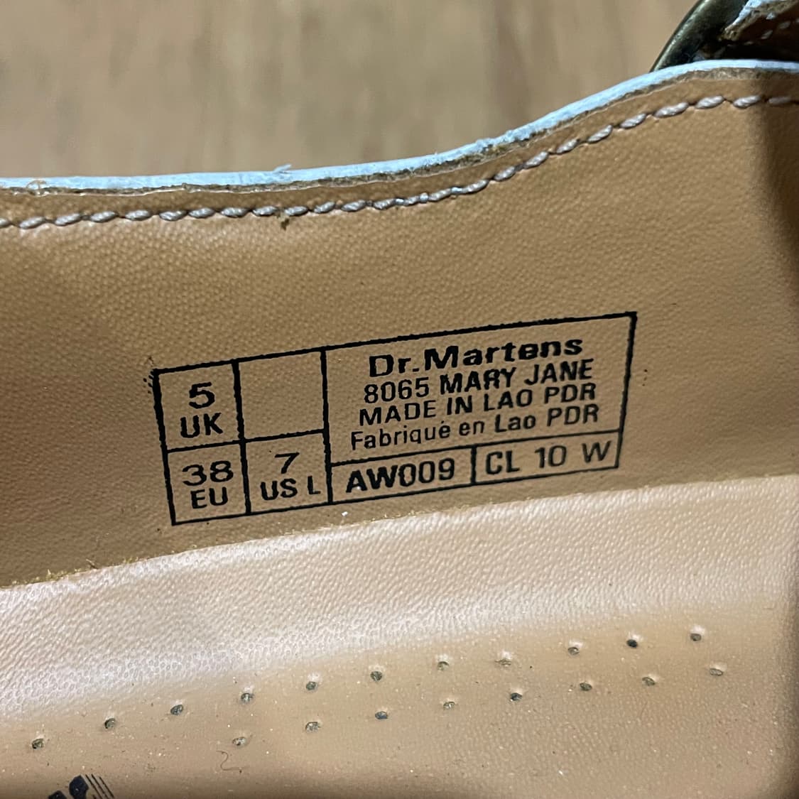닥터마틴8065 스무스 레더 메리제인 240 상품이미지9