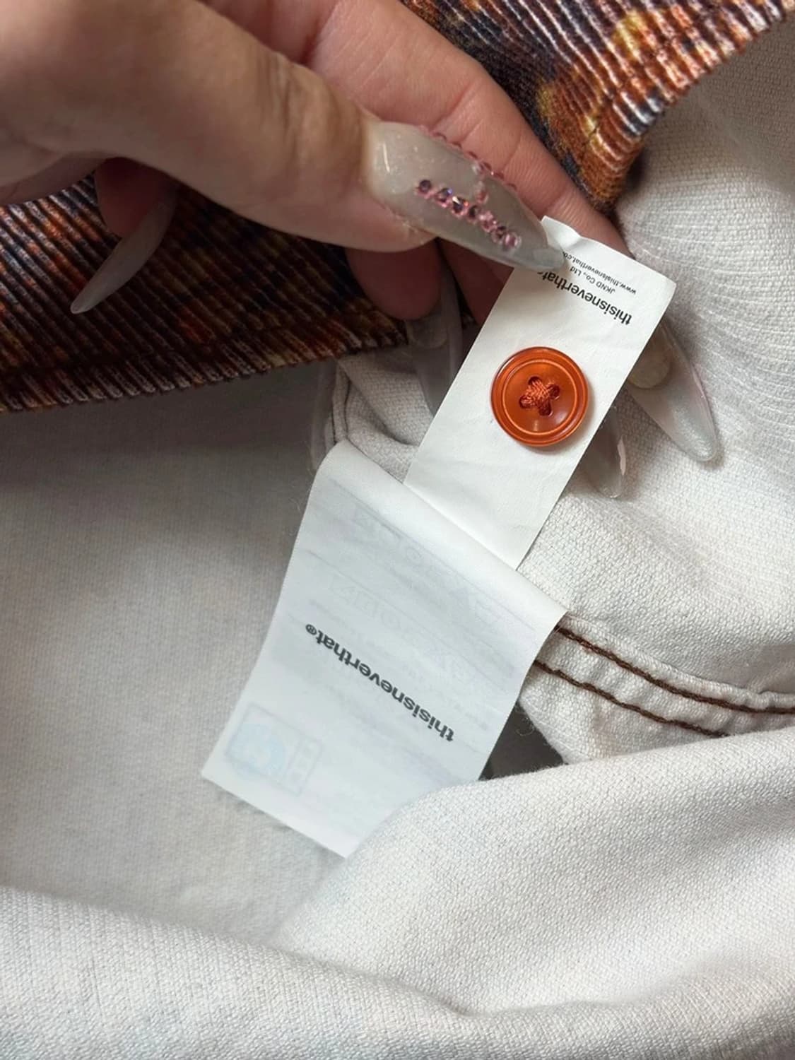 디네뎃 22FW 코듀로이 플로랄 셔츠 PN6544 상품이미지8