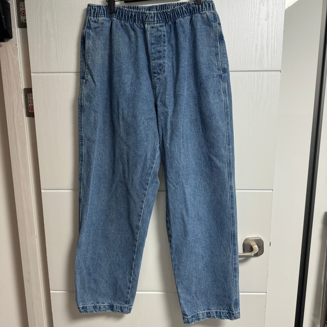 OBEY 데님 이지 팬츠 라이트 인디고 L 상품이미지4