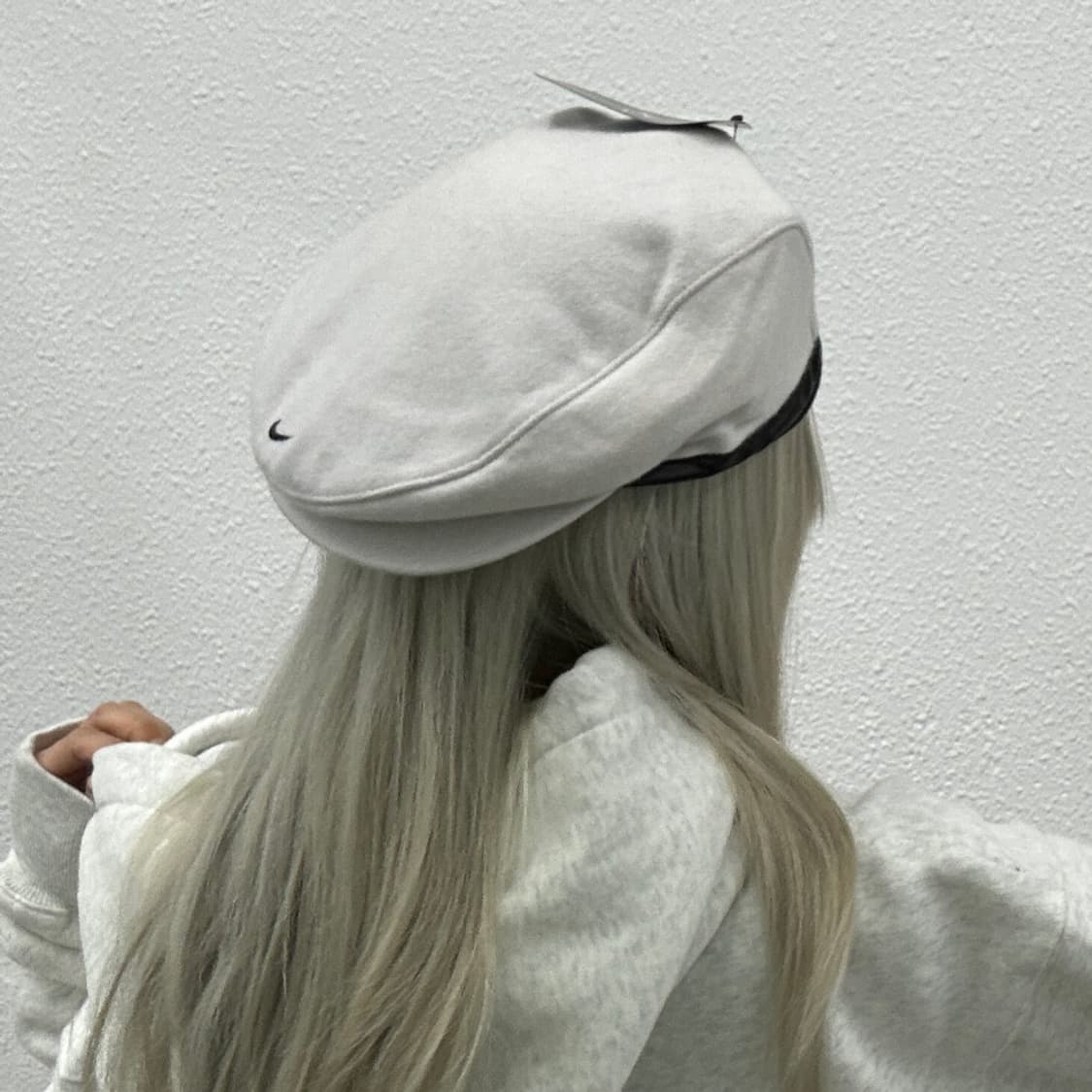 나이키 90's 블랙 스우시 화이트 헌팅캡 상품이미지3