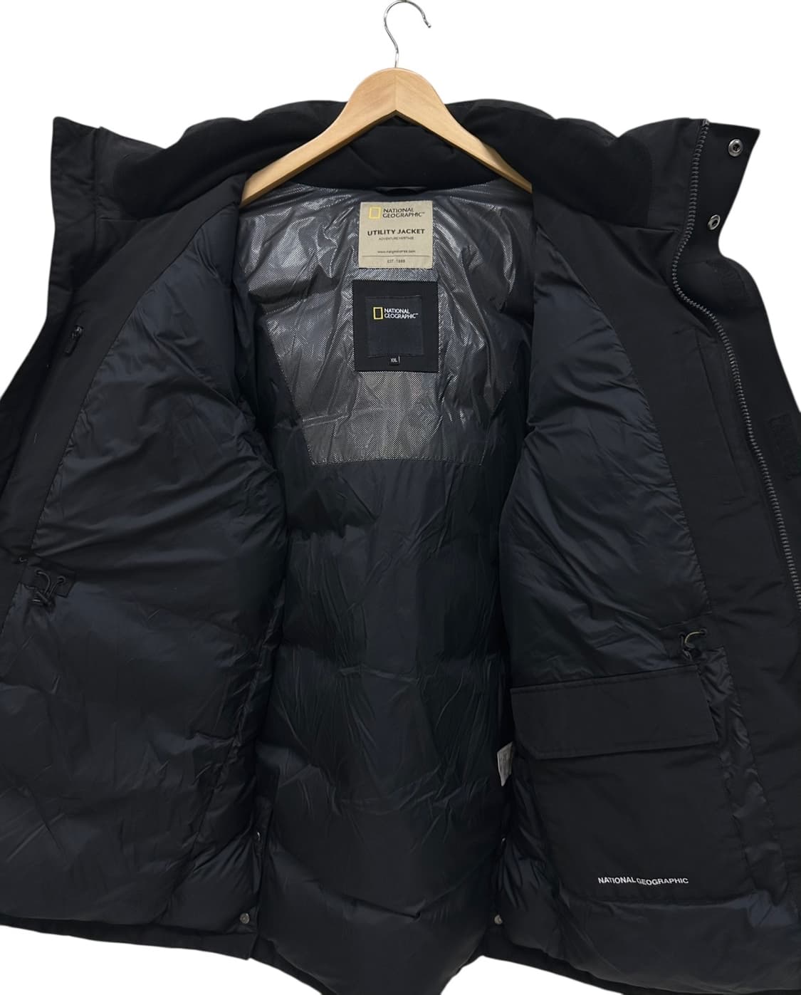 내셔널지오그래픽 유틸리티 덕다운 패딩 블랙 (2XL) 상품이미지8