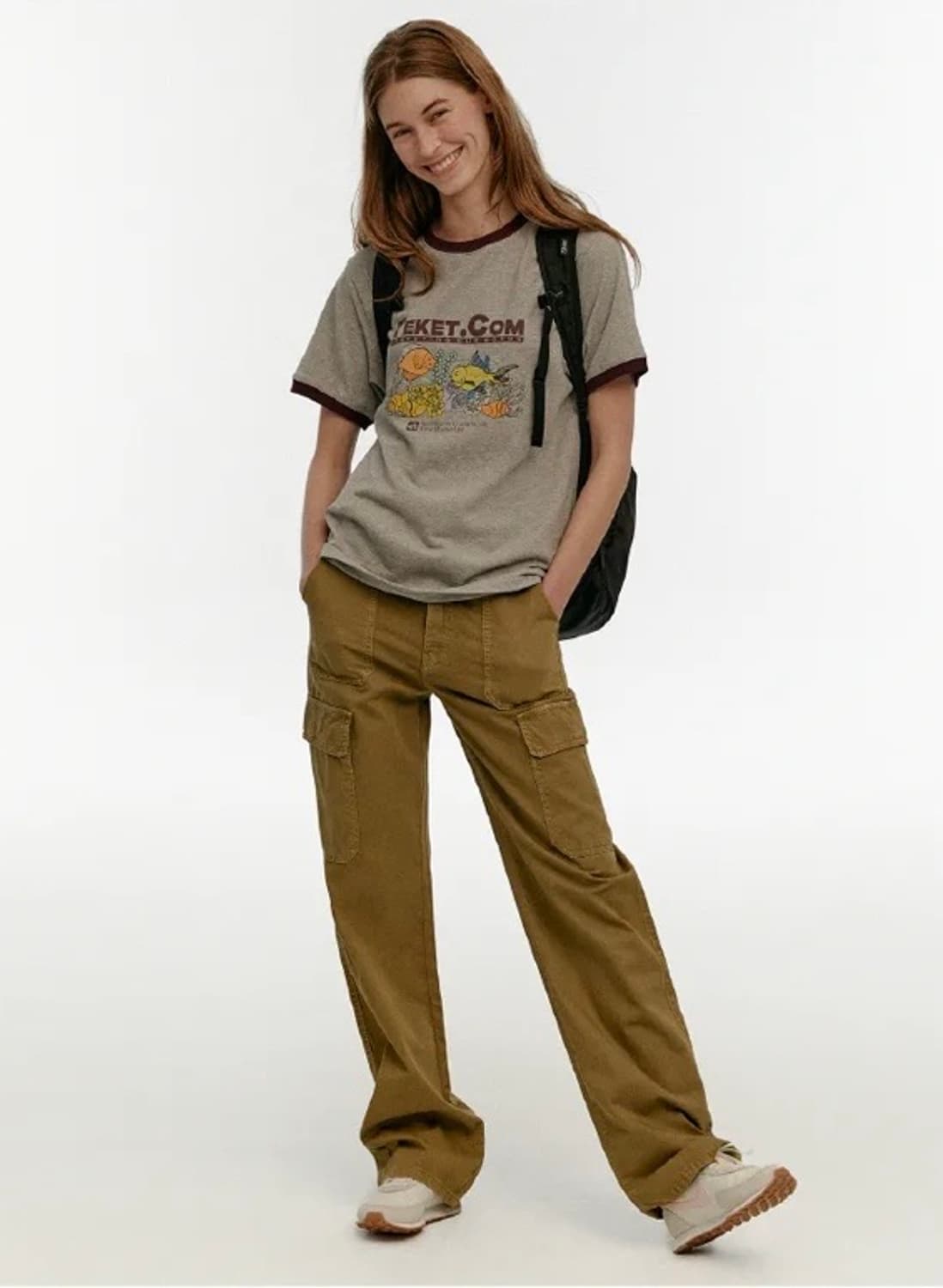 테켓 아쿠아리움 티 멜란지 그레이 M 상품이미지3