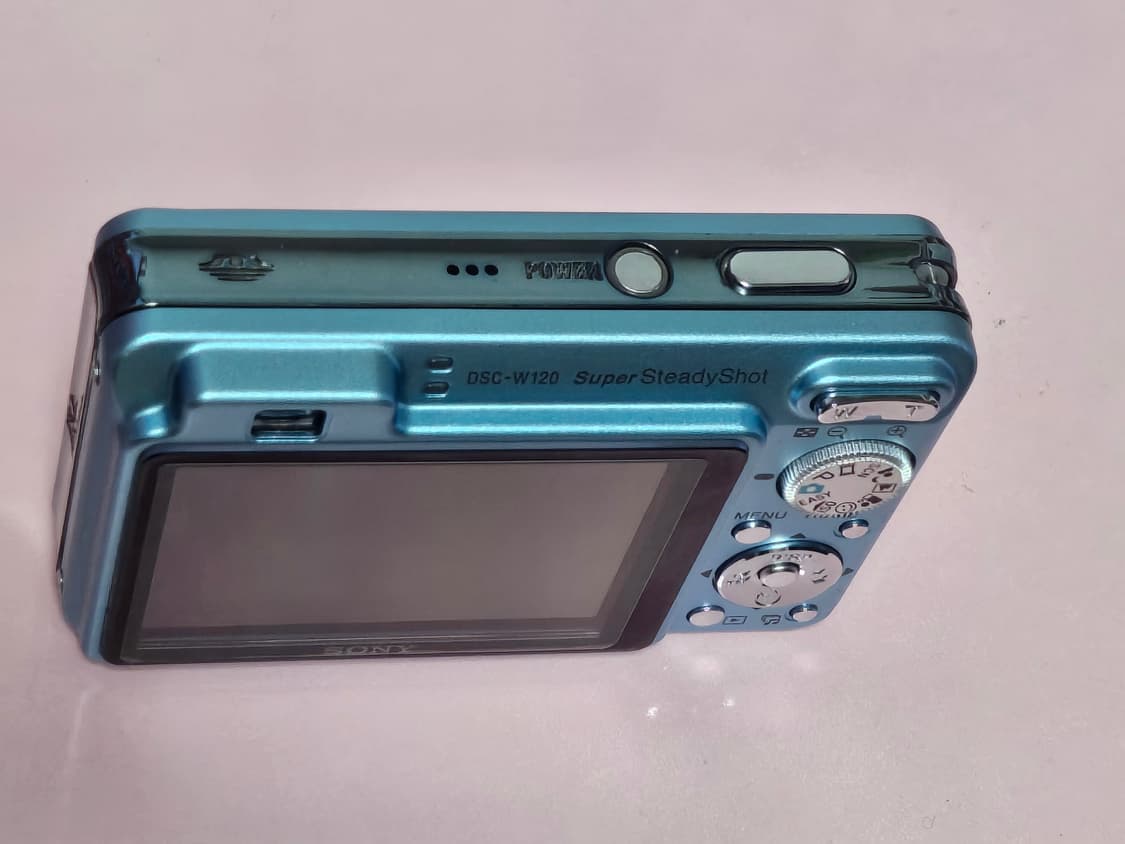 소니 사이버샷 DSC-W120 빈티지디카 하늘색 풀구성 상품이미지7