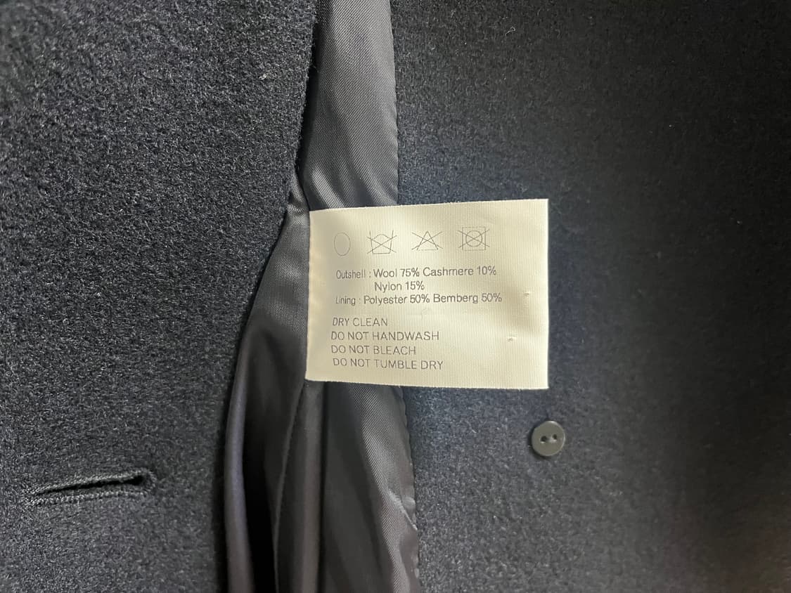 LFM 렉스핑거마르쉐 더블 울 코트 (네이비) 상품이미지4