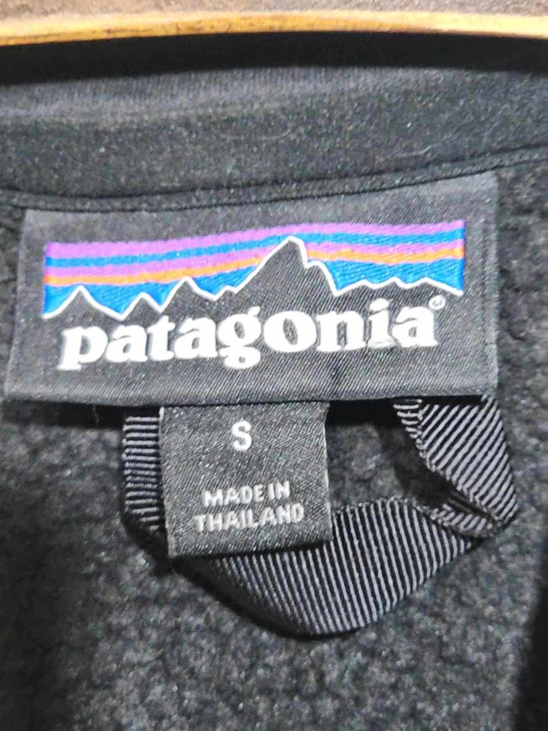 (S) 파타고니아 플리스 점퍼 블랙 후리스 자켓 아웃도어  상품이미지3