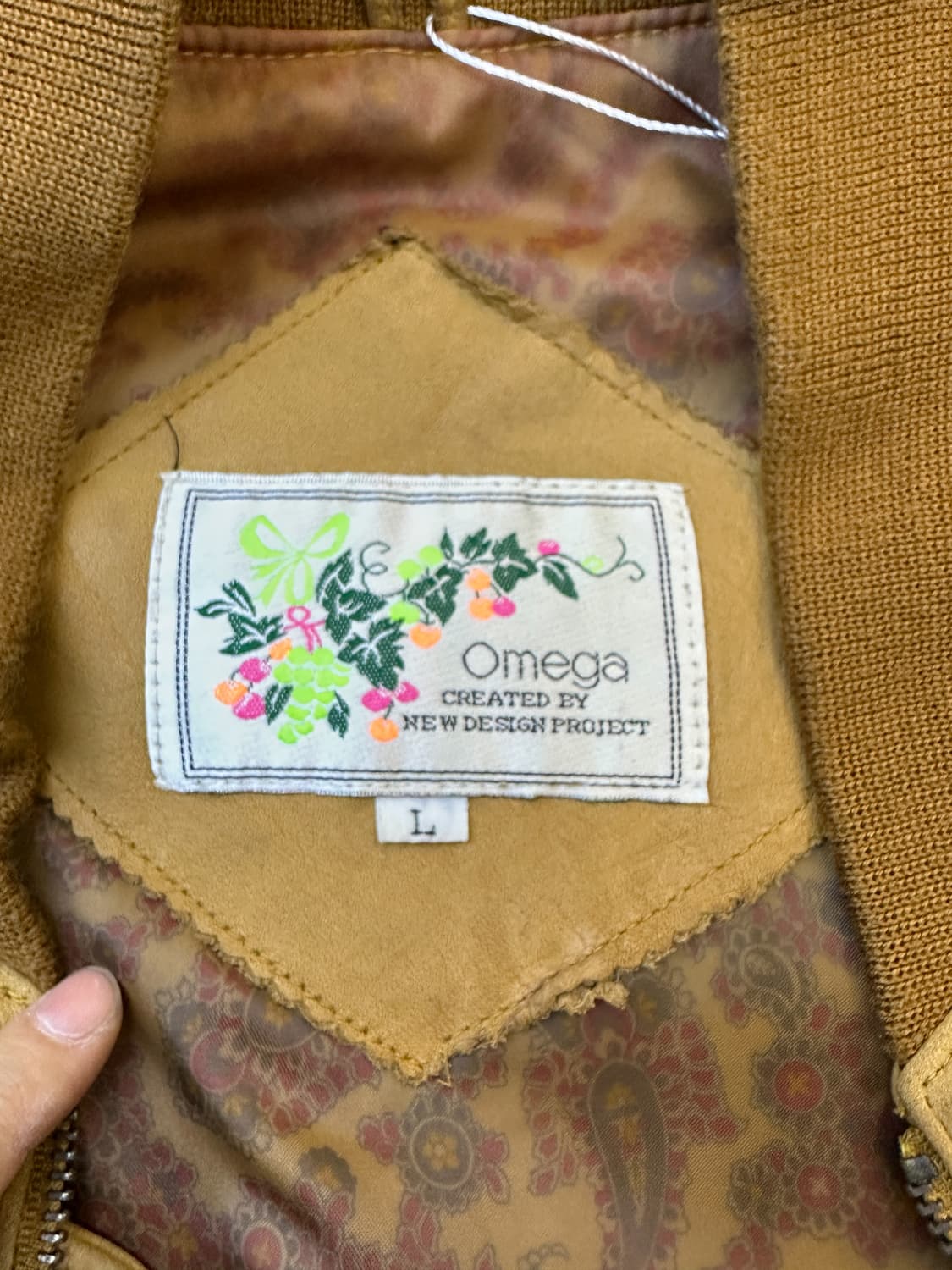 오메가 조지타운 훌스 스웨이드 봄버 상품이미지5