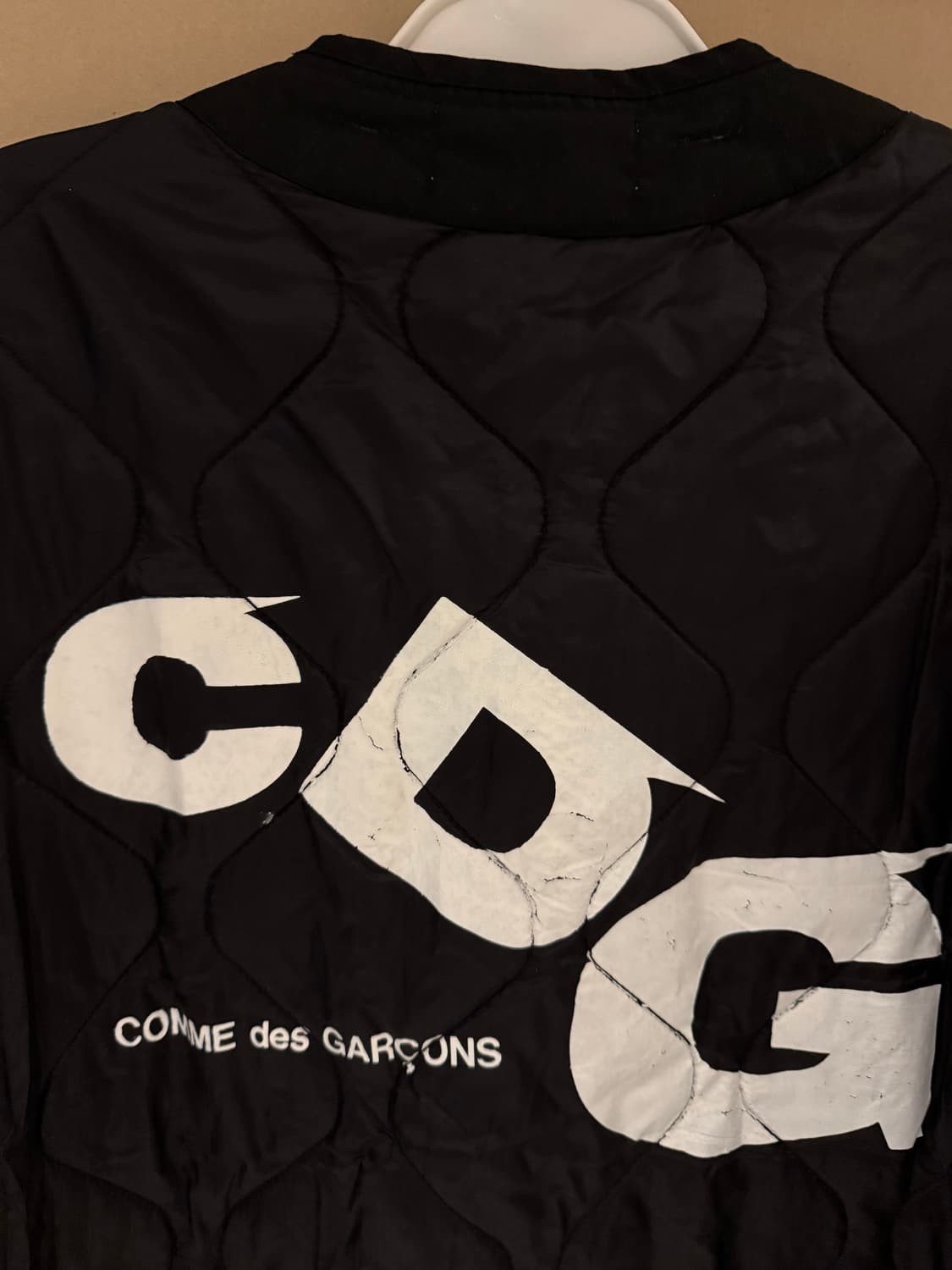 [정품-XL] 꼼데가르송 CDG x 알파 인더스트리 라이너 자켓 블랙 상품이미지4