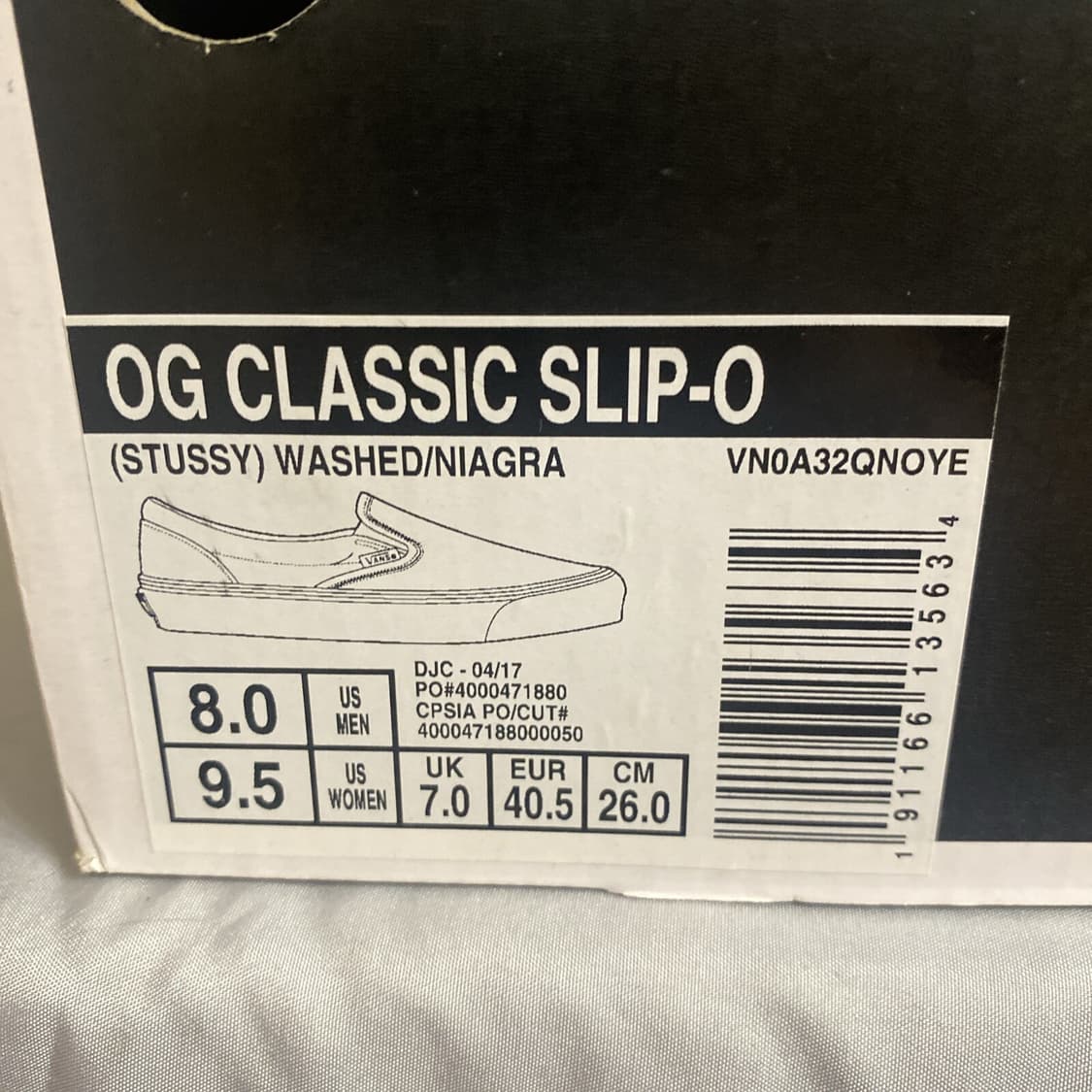 17SS 반스 x 스투시 클래식 슬립온 LX 나이아가라 상품이미지6