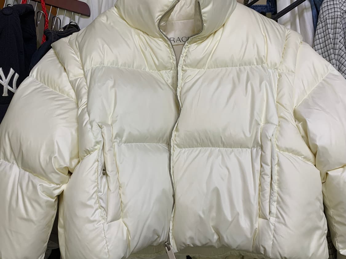 레이스 (RRACE) 푸퍼 크롭 다운 패딩 -아이보리 상품이미지6