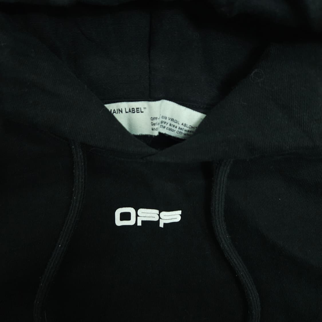 오프화이트 에어포트 후드티 S 상품이미지3