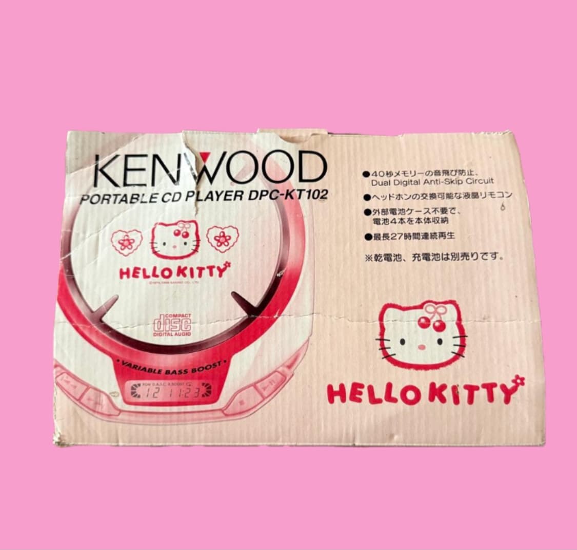 켄우드 헬로키티 CD플레이어 상품이미지2
