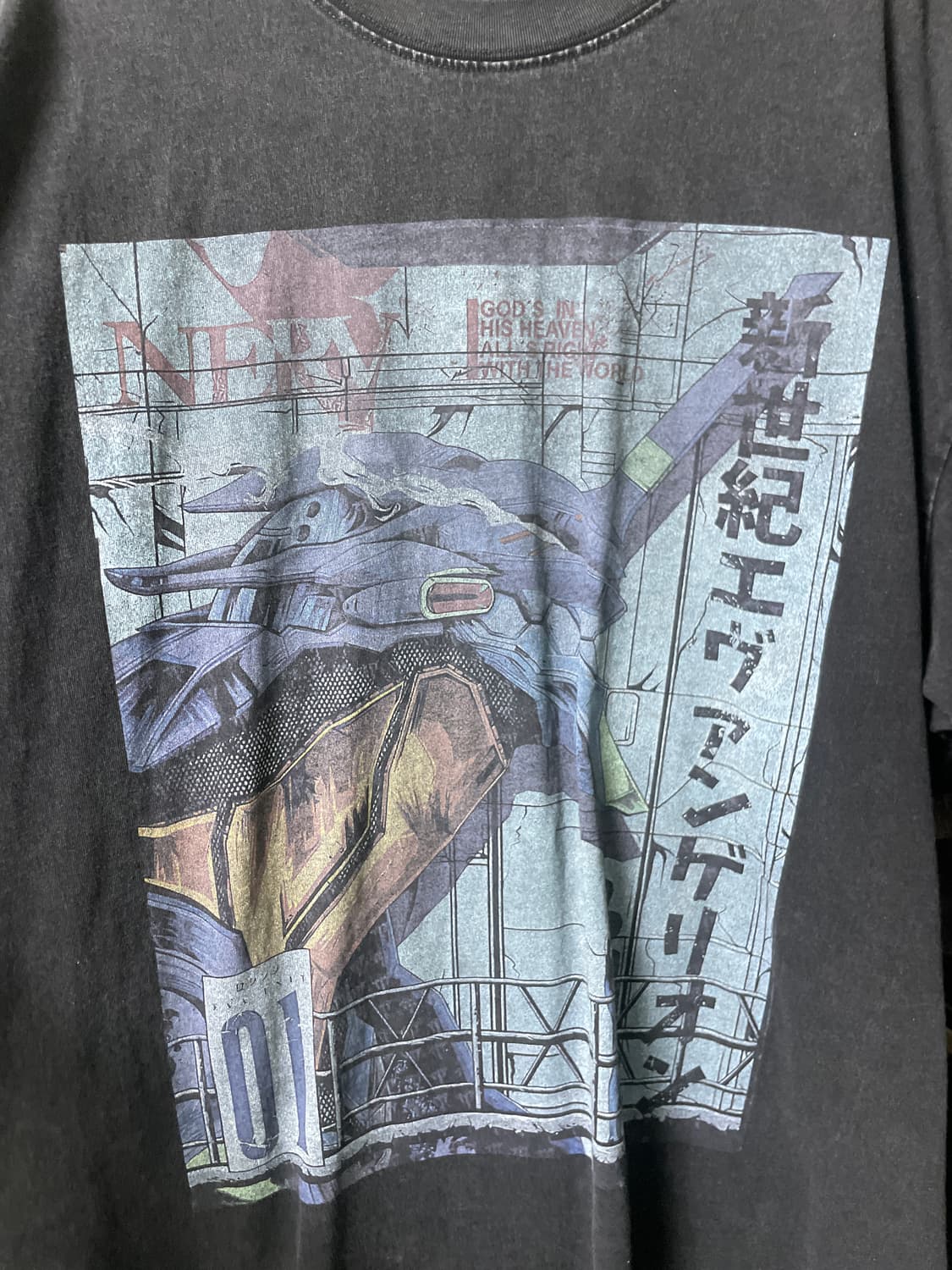 에반게리온 초호기 반팔 상품이미지2