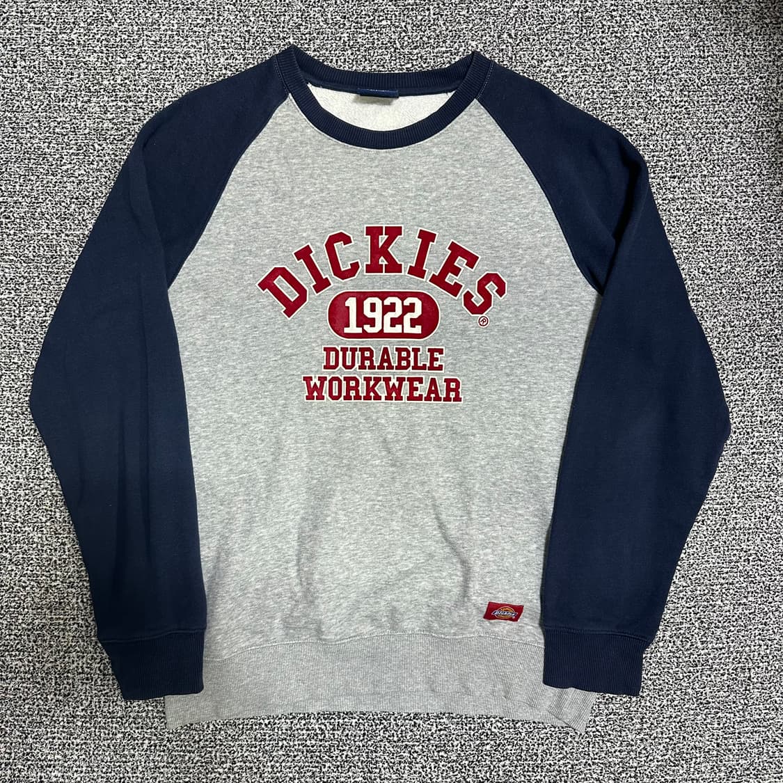 (M) 디키즈 1922 나그랑 맨투맨 네이비/회색 상품이미지1