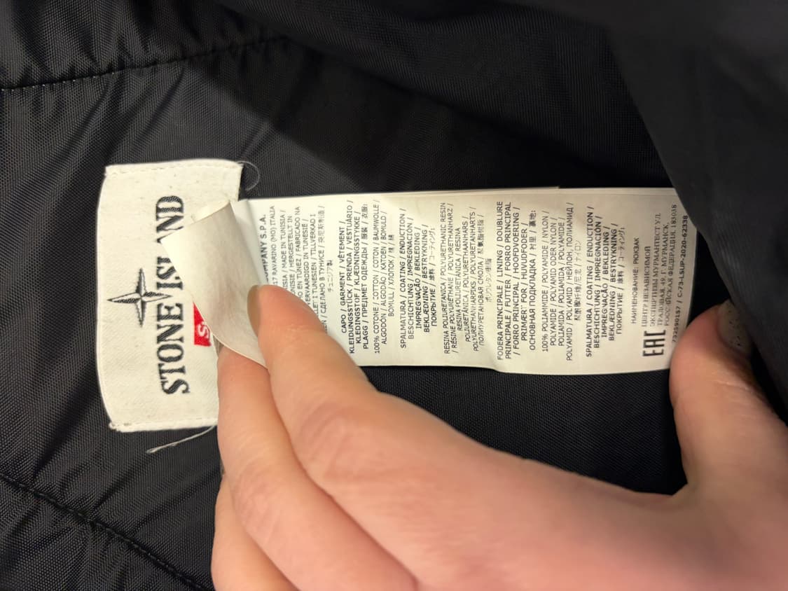 슈프림x스톤아일랜드 페인티드 카모 나일론 숄더백 슬링백 상품이미지5