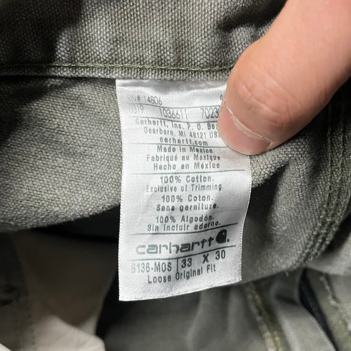 Carhartt 더블니 팬츠 (32“) 상품이미지7