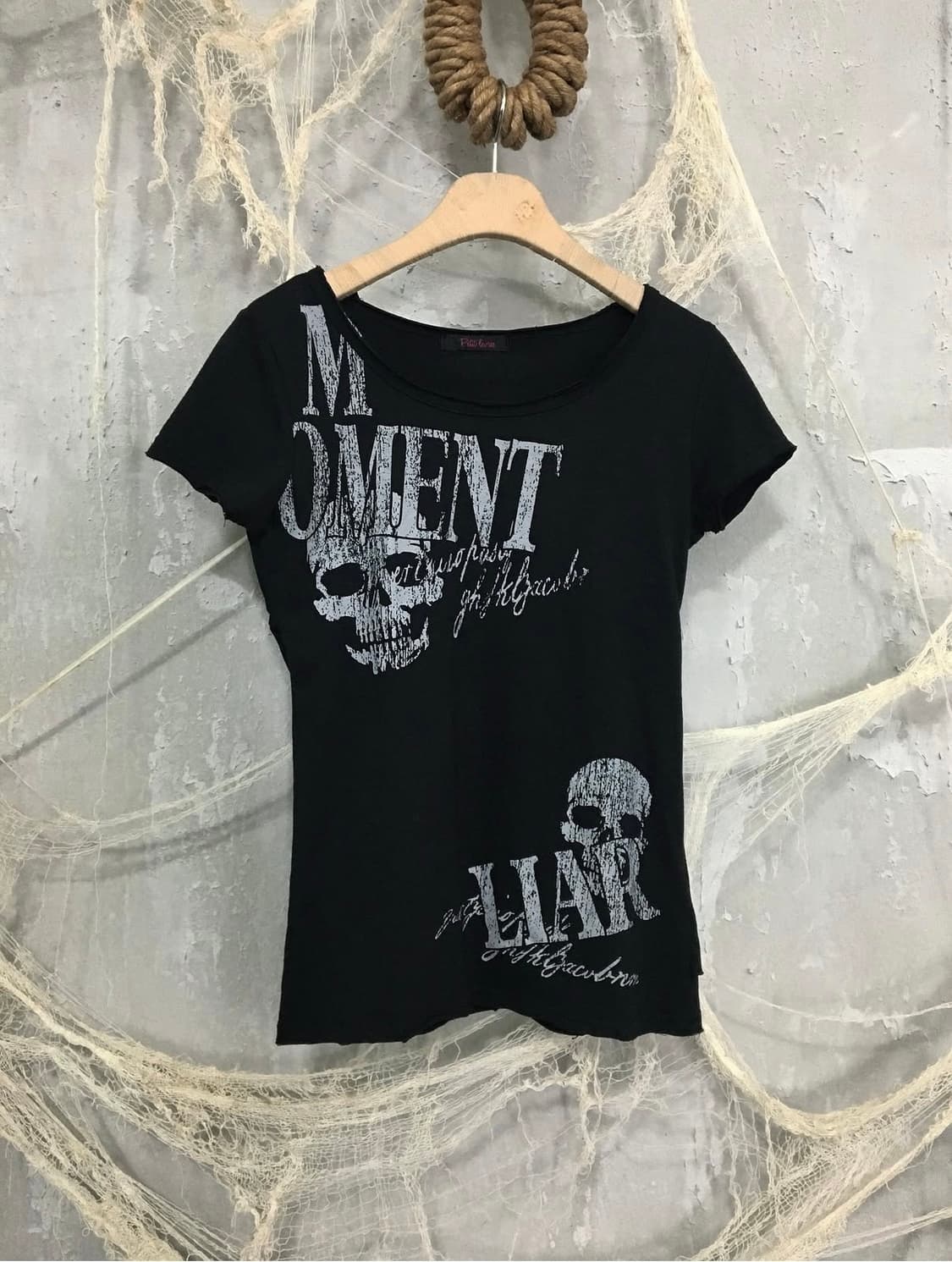 Net Detail Skull Top 상품이미지4