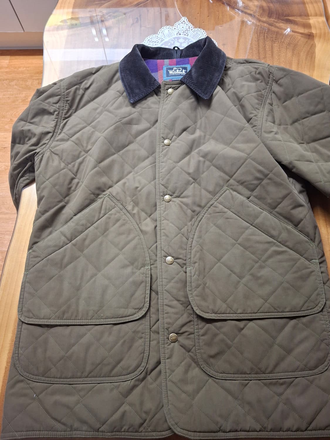 울리치 퀼팅 헌팅 자켓 M 사이즈 판매합니다! 상품이미지2