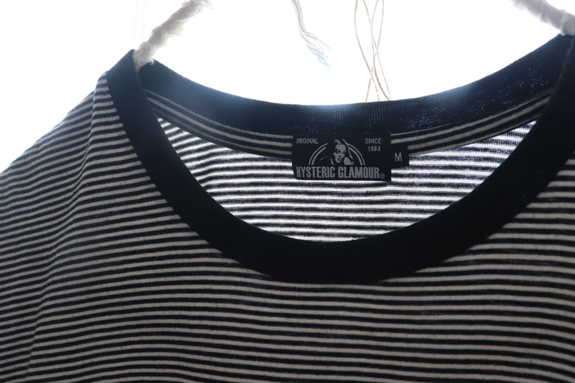[Hysteric Glamour] Grunge Stripe T-shirt 상품이미지6