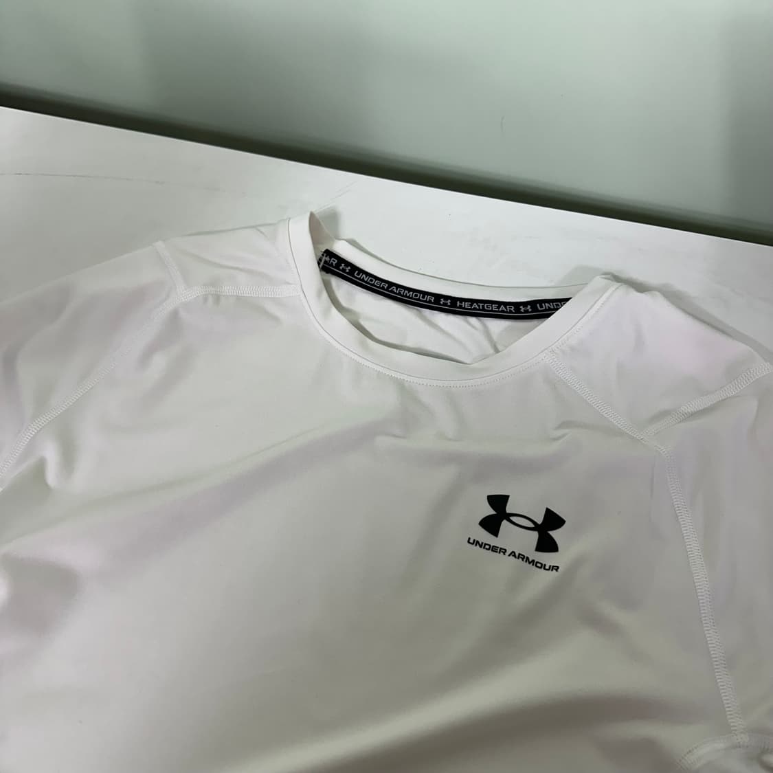 XL-XXL 언더아머 크림화이트 히트기어 헬스타이즈 상품이미지2