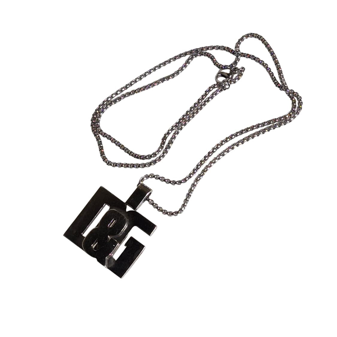 D&G) 돌체앤가바나 빈티지 메탈 로고 팬던트 목걸이 상품이미지1