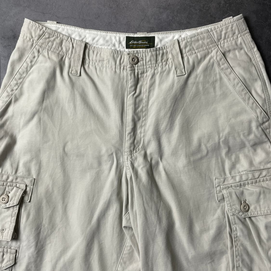 EDDIE BAUER 에디바우어 베이지 카고 하프 팬츠 A00772 상품이미지2