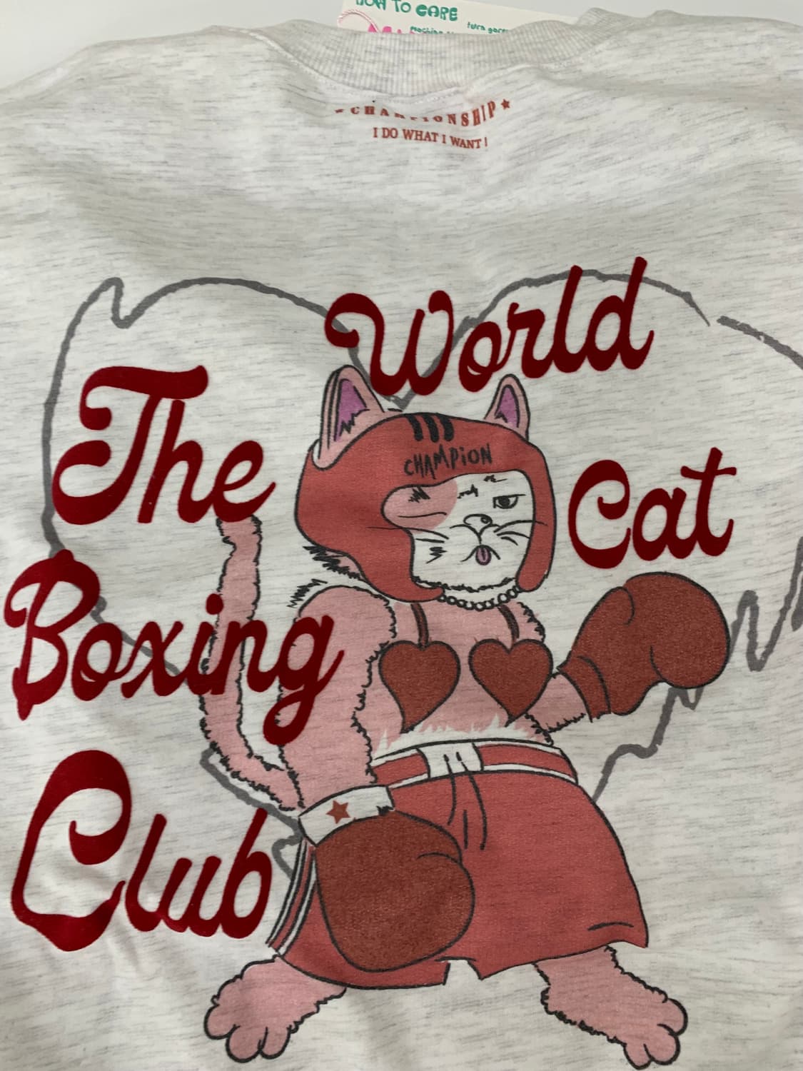 MINJIENA Boxing cat sweatshirts 상품이미지9