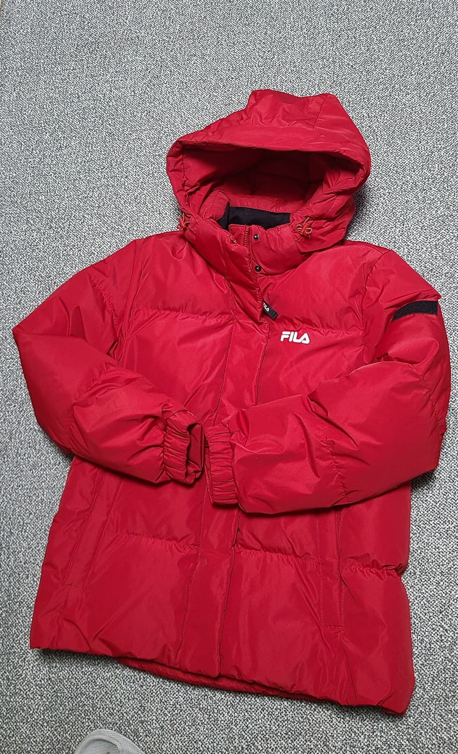 휠라 빨간색  폴리 패딩 90 상품이미지1