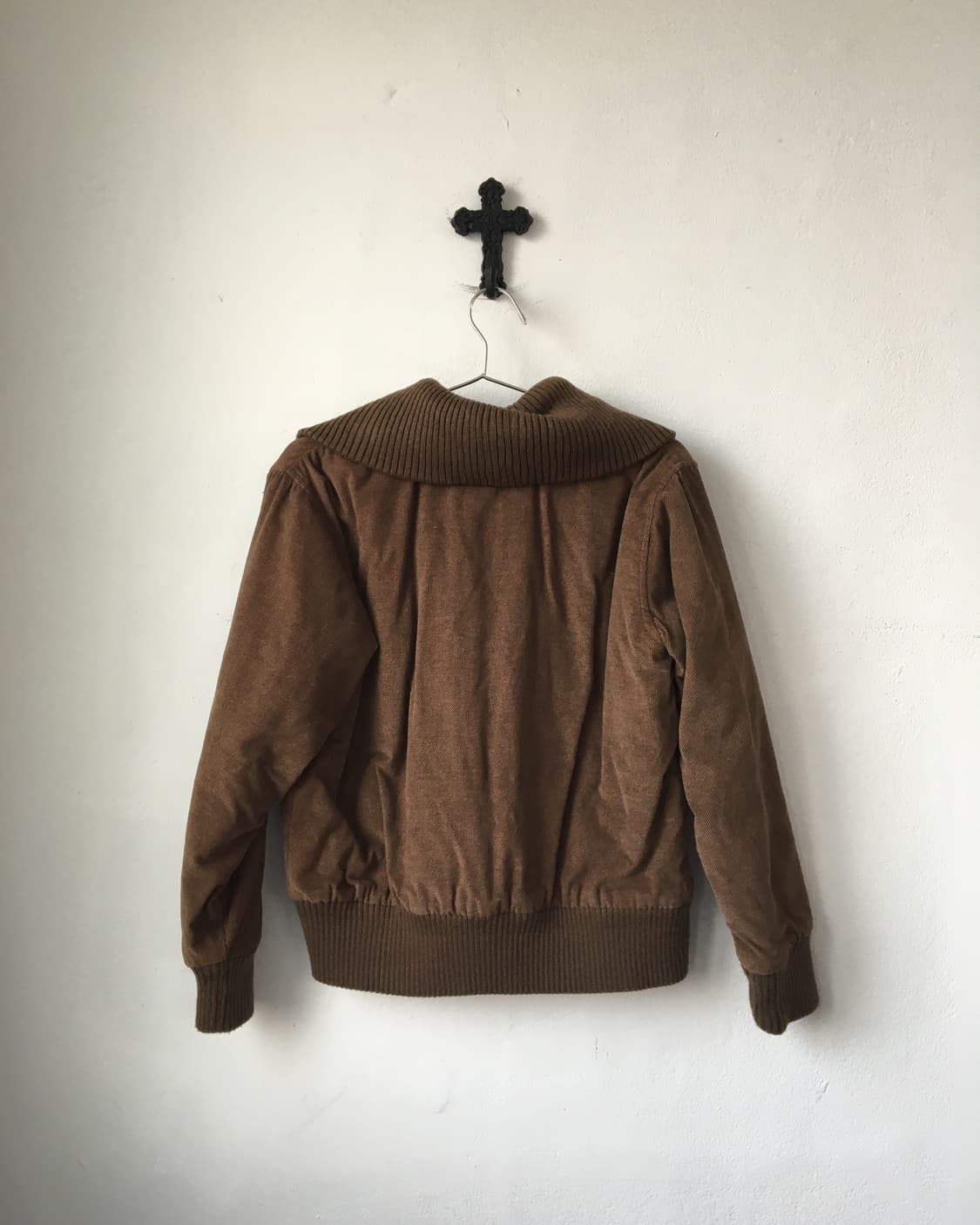 Ribbed neck point corduroy jacket 상품이미지3