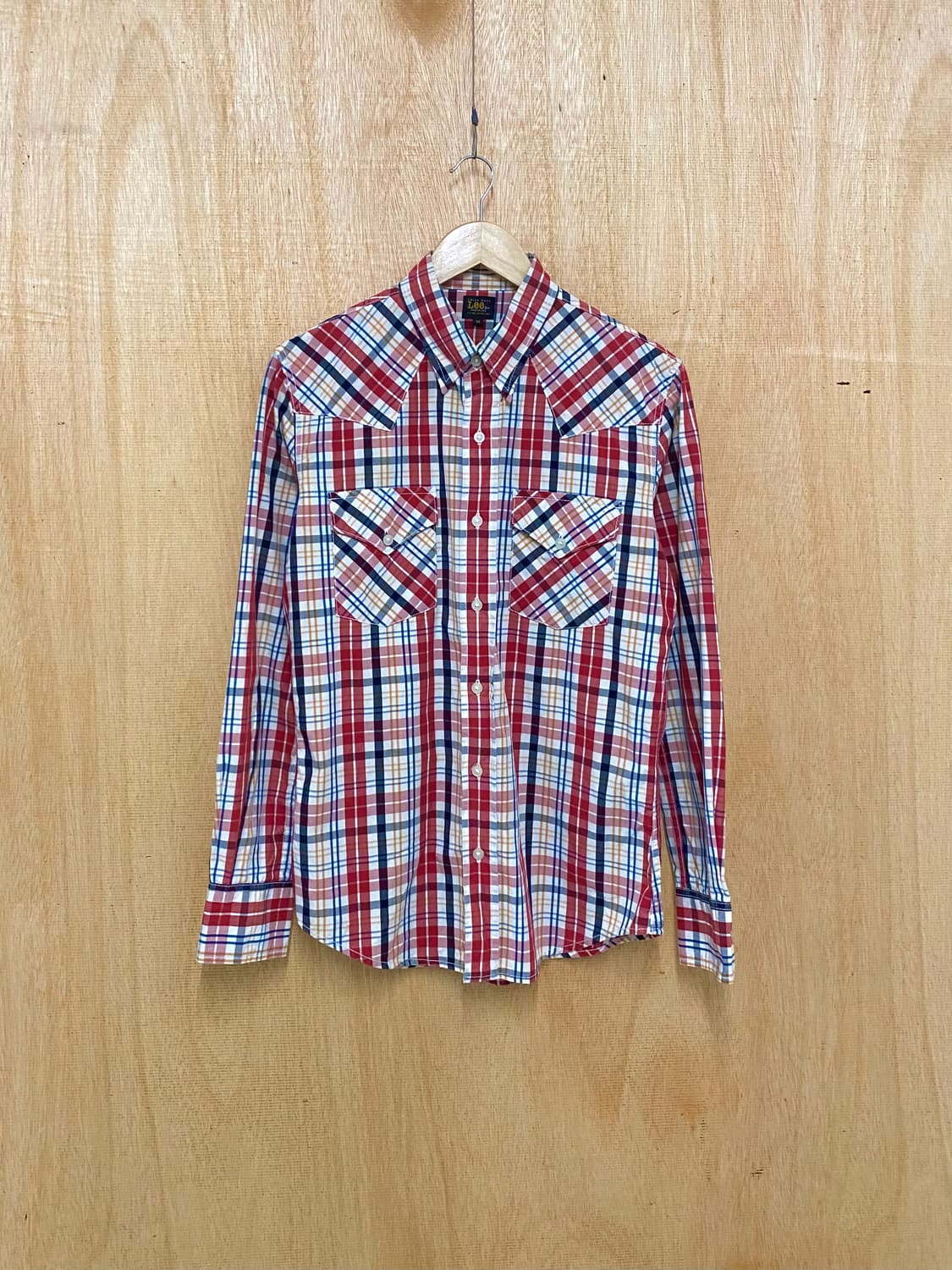 LEE madras check western shirts 마드라스 웨스턴 상품이미지1