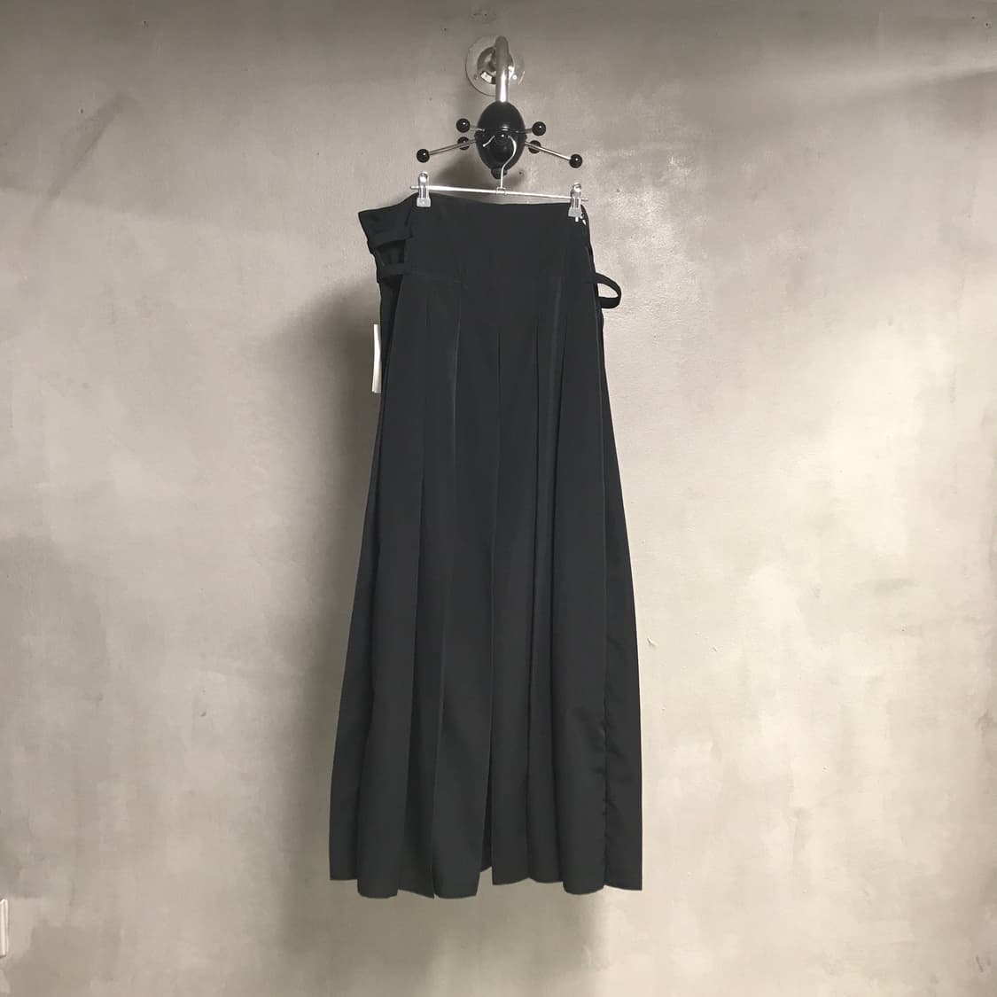 Y-3 요지 야마모토 트랙 블랙 스커트 S 상품이미지5