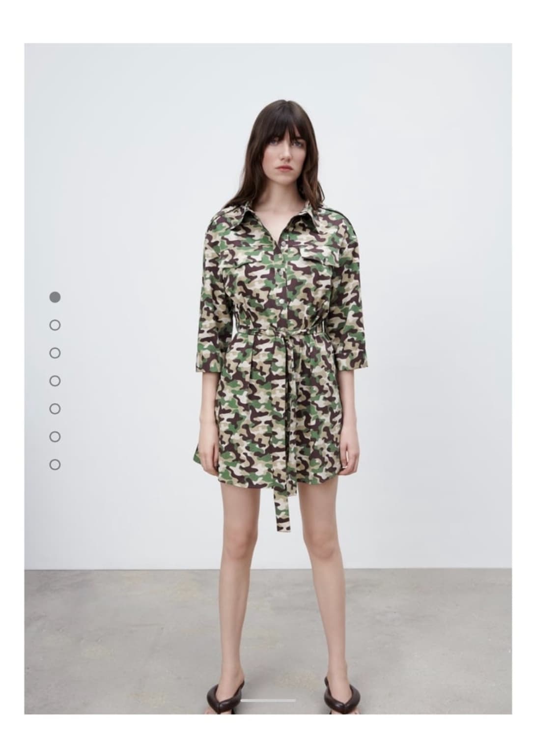 (L)자라 카모 원피스 상품이미지1